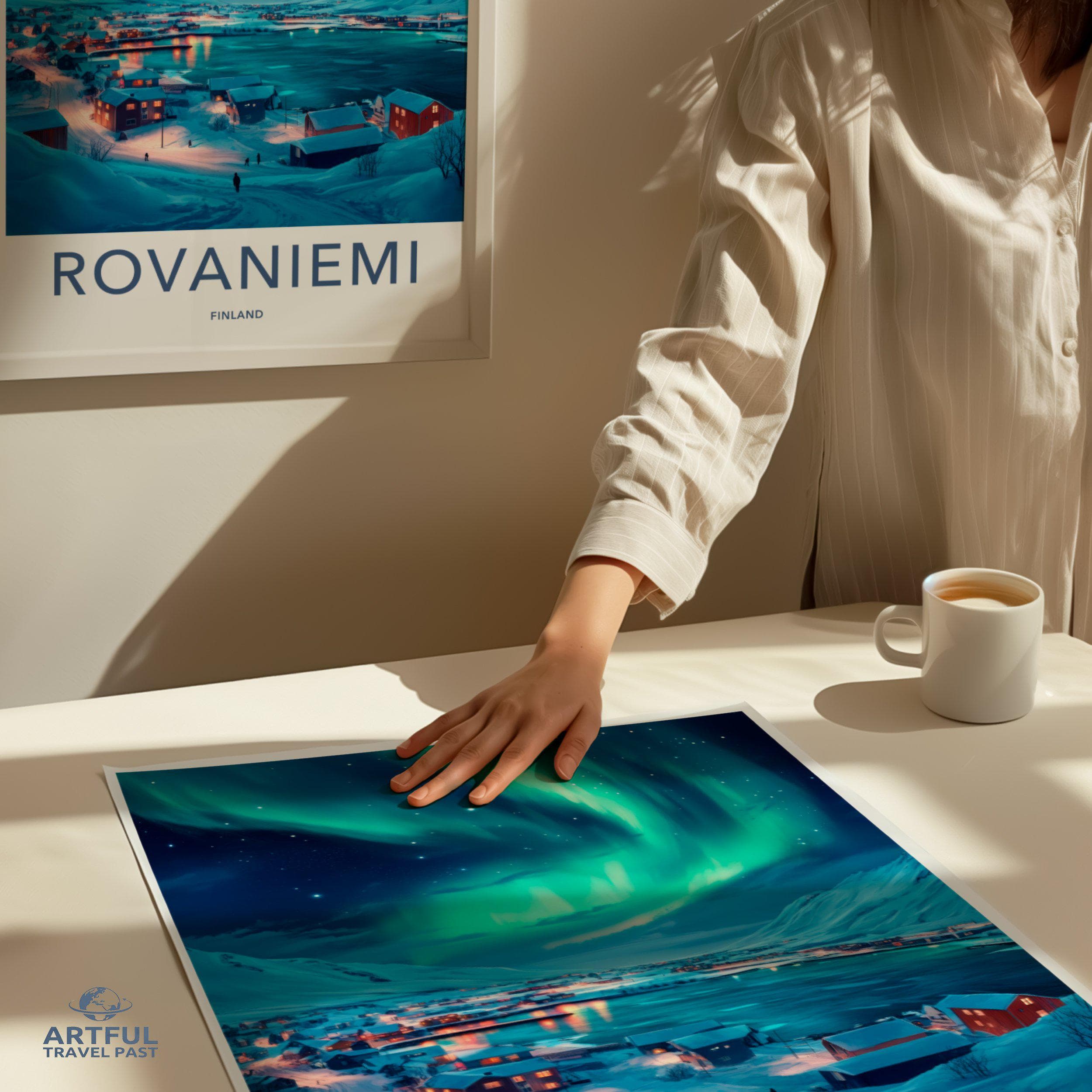 Rovaniemi Poster - Finland Wall Art