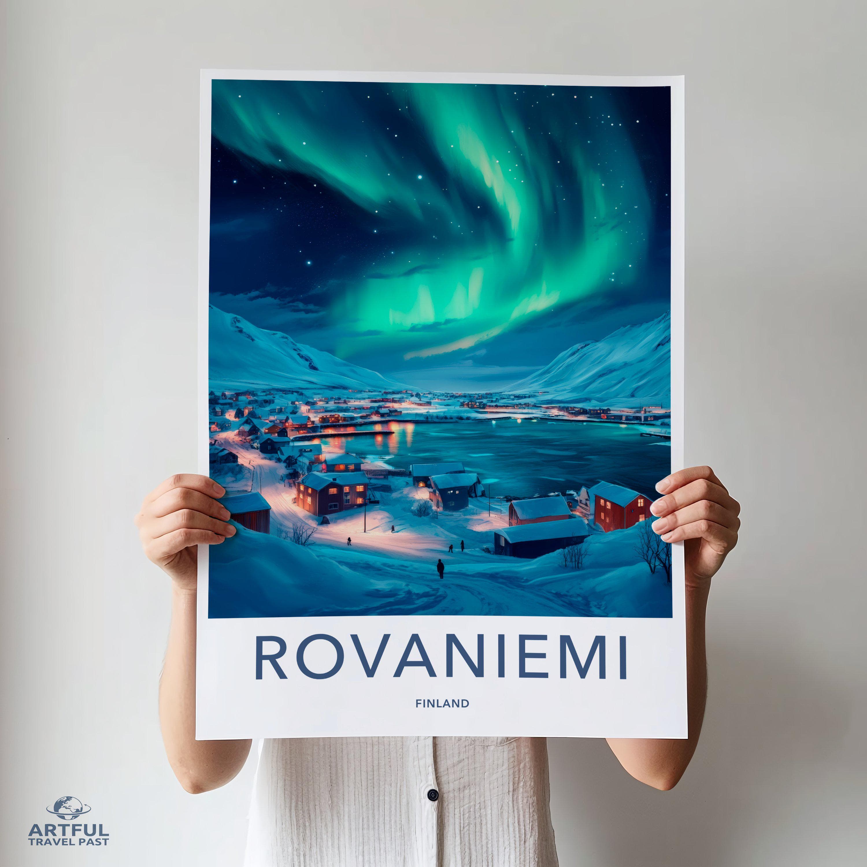 Rovaniemi Poster - Finland Wall Art
