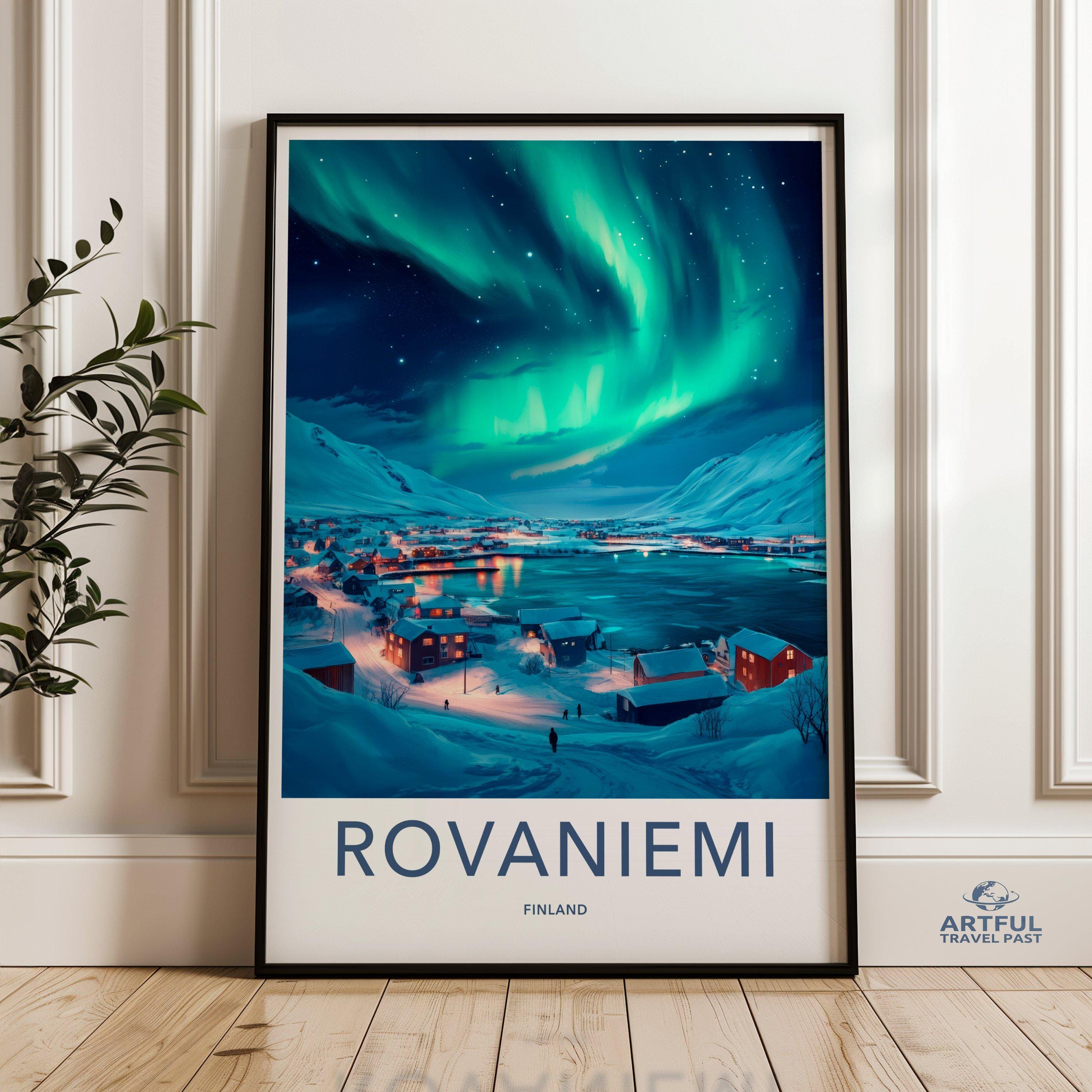 Rovaniemi Poster - Finland Wall Art