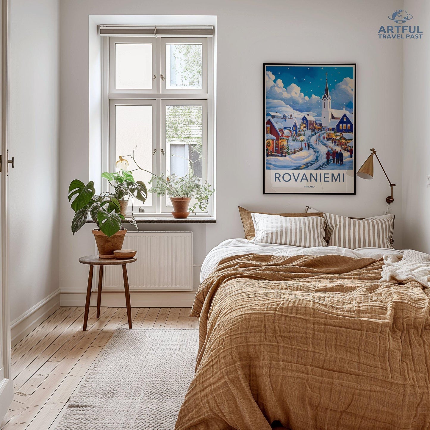 Rovaniemi Poster | Finland Wall Art | Scandinavia Decor
