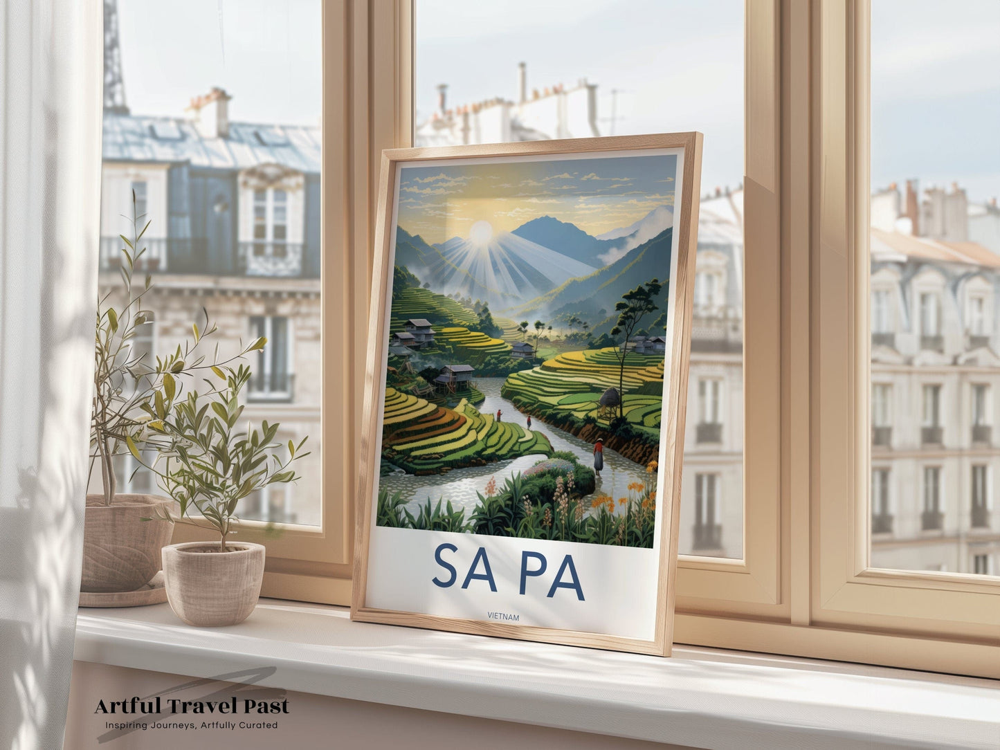 Sa Pa Poster | Vietnam Wall Art | Asia Decor