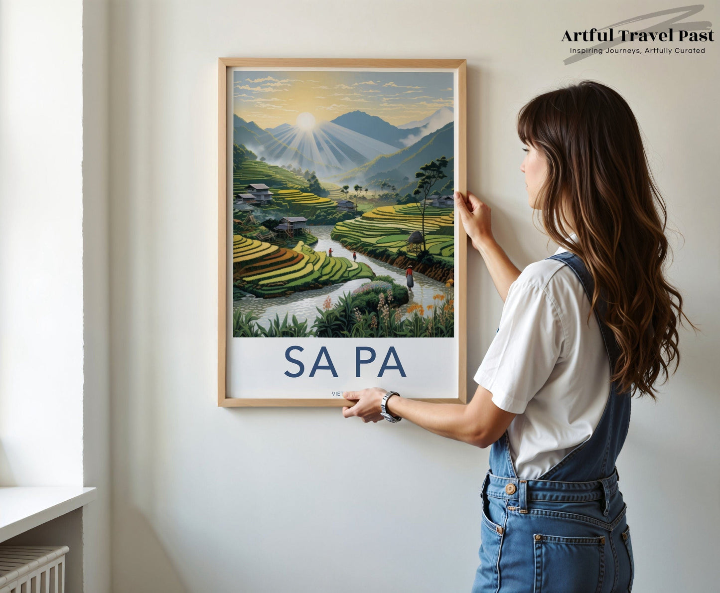 Sa Pa Poster | Vietnam Wall Art | Asia Decor