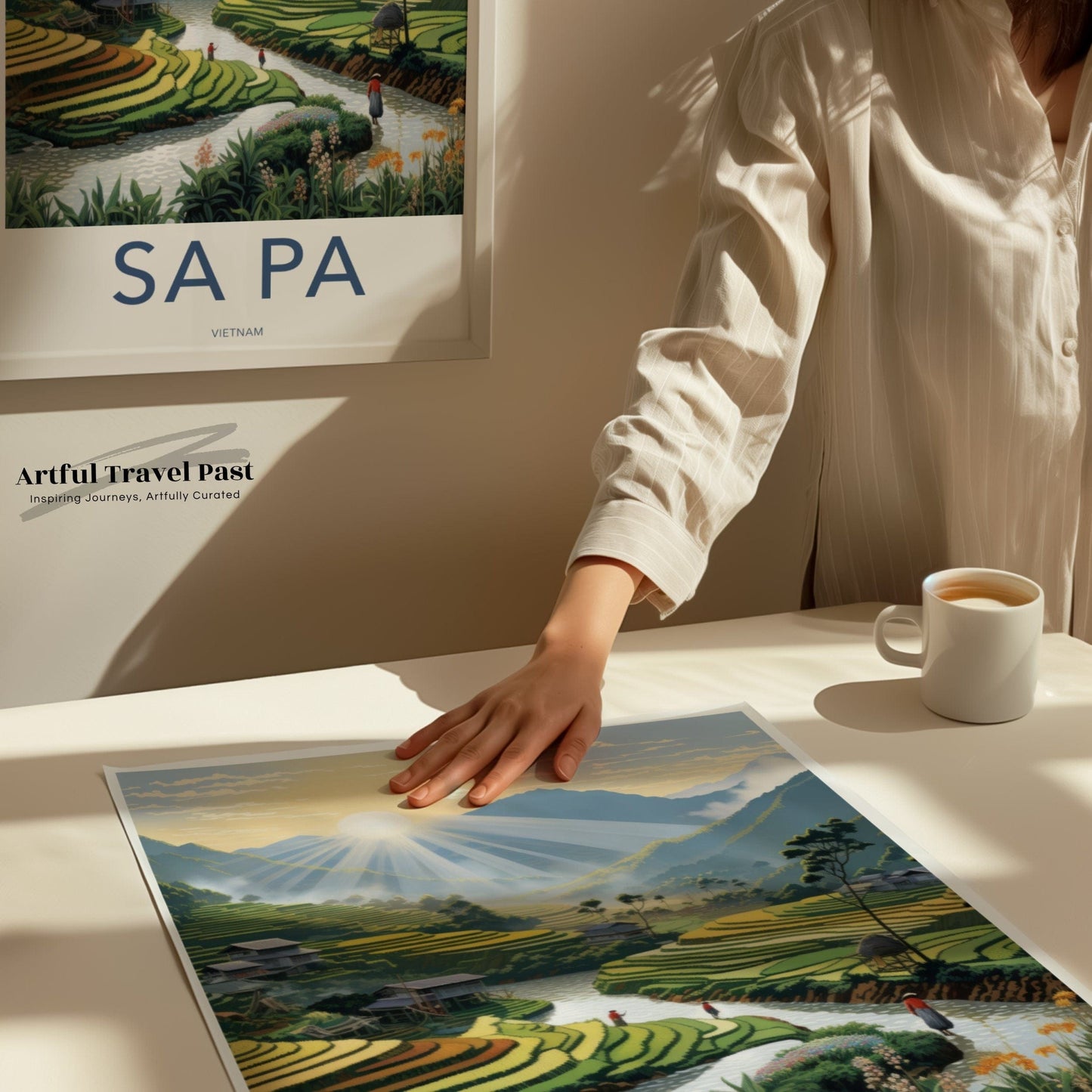 Sa Pa Poster | Vietnam Wall Art | Asia Decor