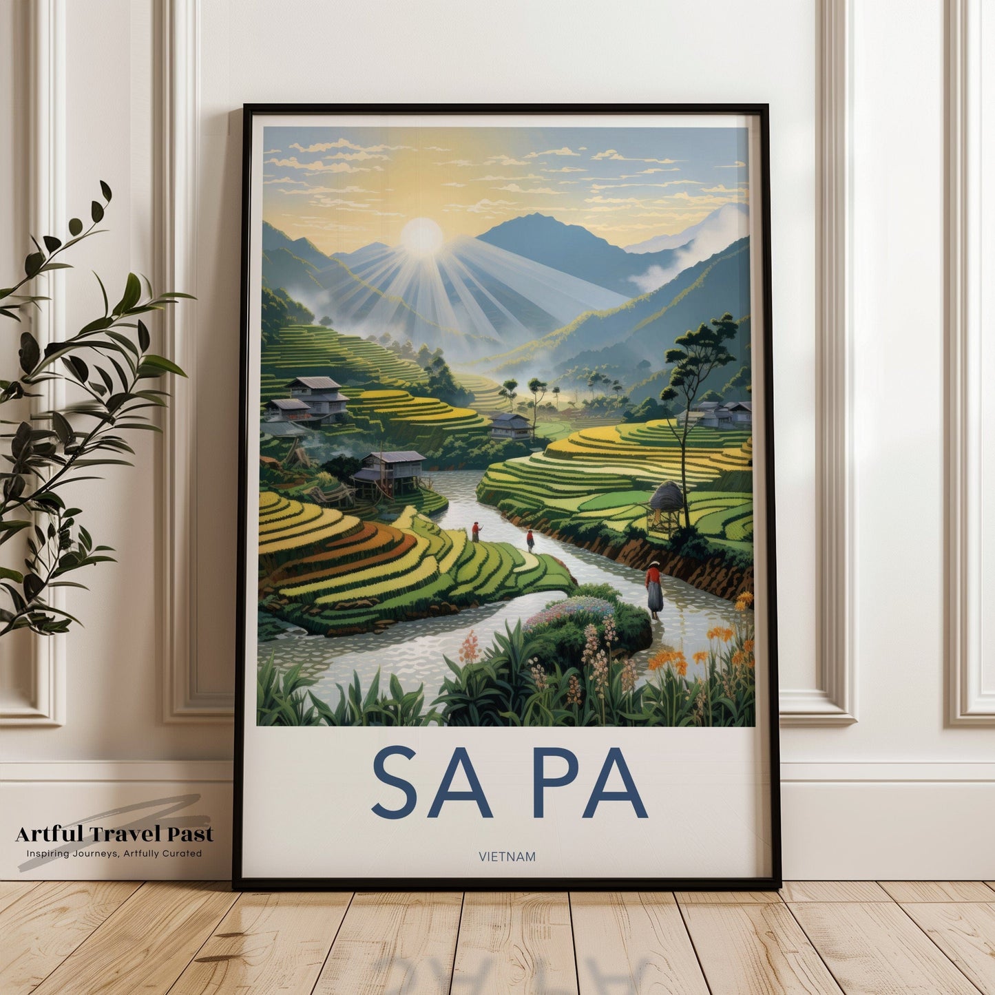 Sa Pa Poster | Vietnam Wall Art | Asia Decor