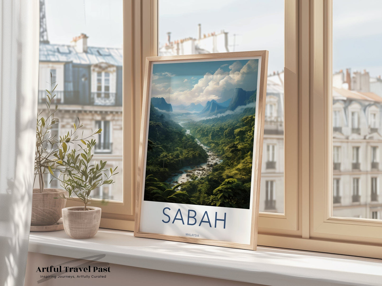 Sabah Rainforest Poster - Malaysia Wall Art