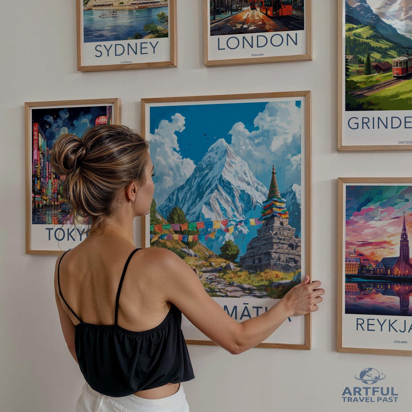 Sagarmatha Everest Poster - Nepal Wall Art
