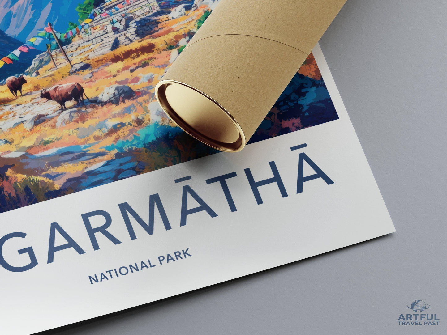 Sagarmatha National Park Poster | Nepal Wall Art