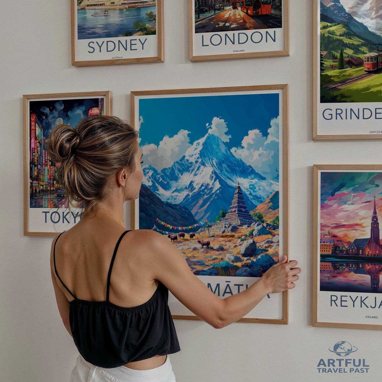 Sagarmatha National Park Poster | Nepal Wall Art