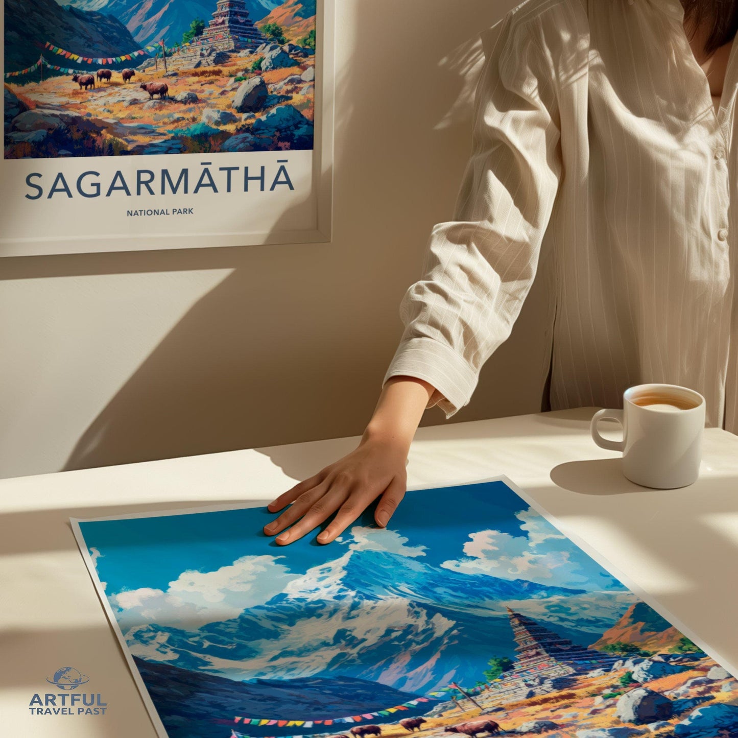 Sagarmatha National Park Poster | Nepal Wall Art