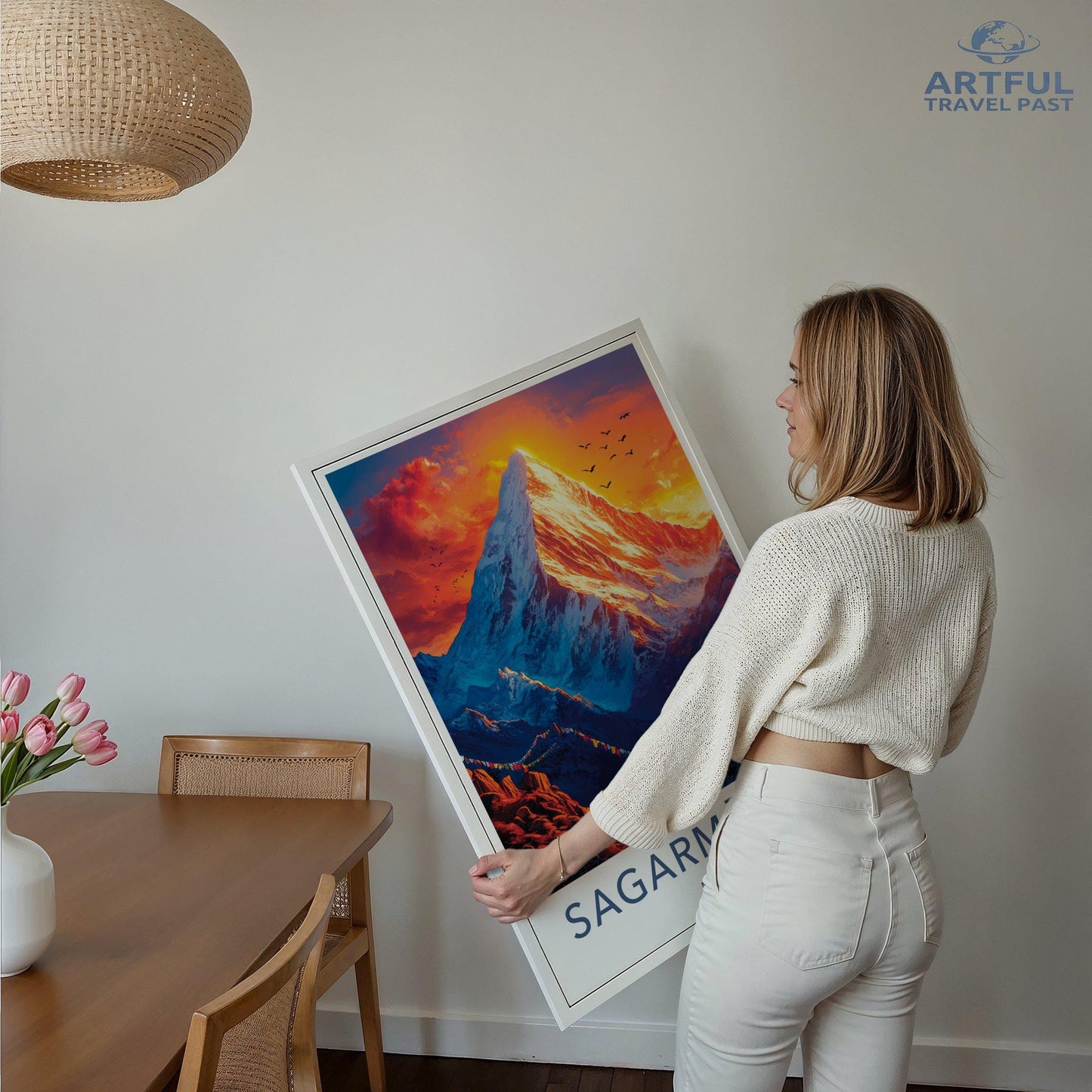 Sagarmatha Poster - Nepal Wall Art