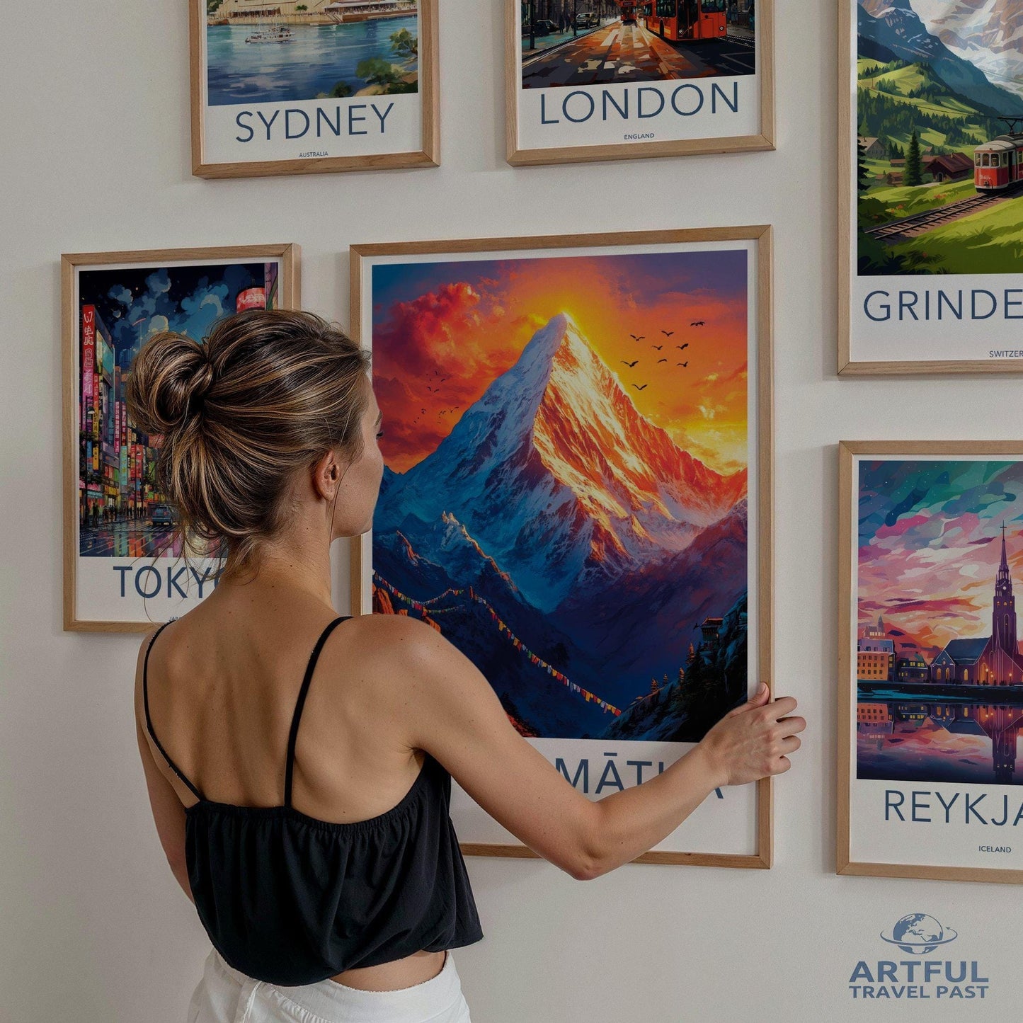 Sagarmatha Poster - Nepal Wall Art
