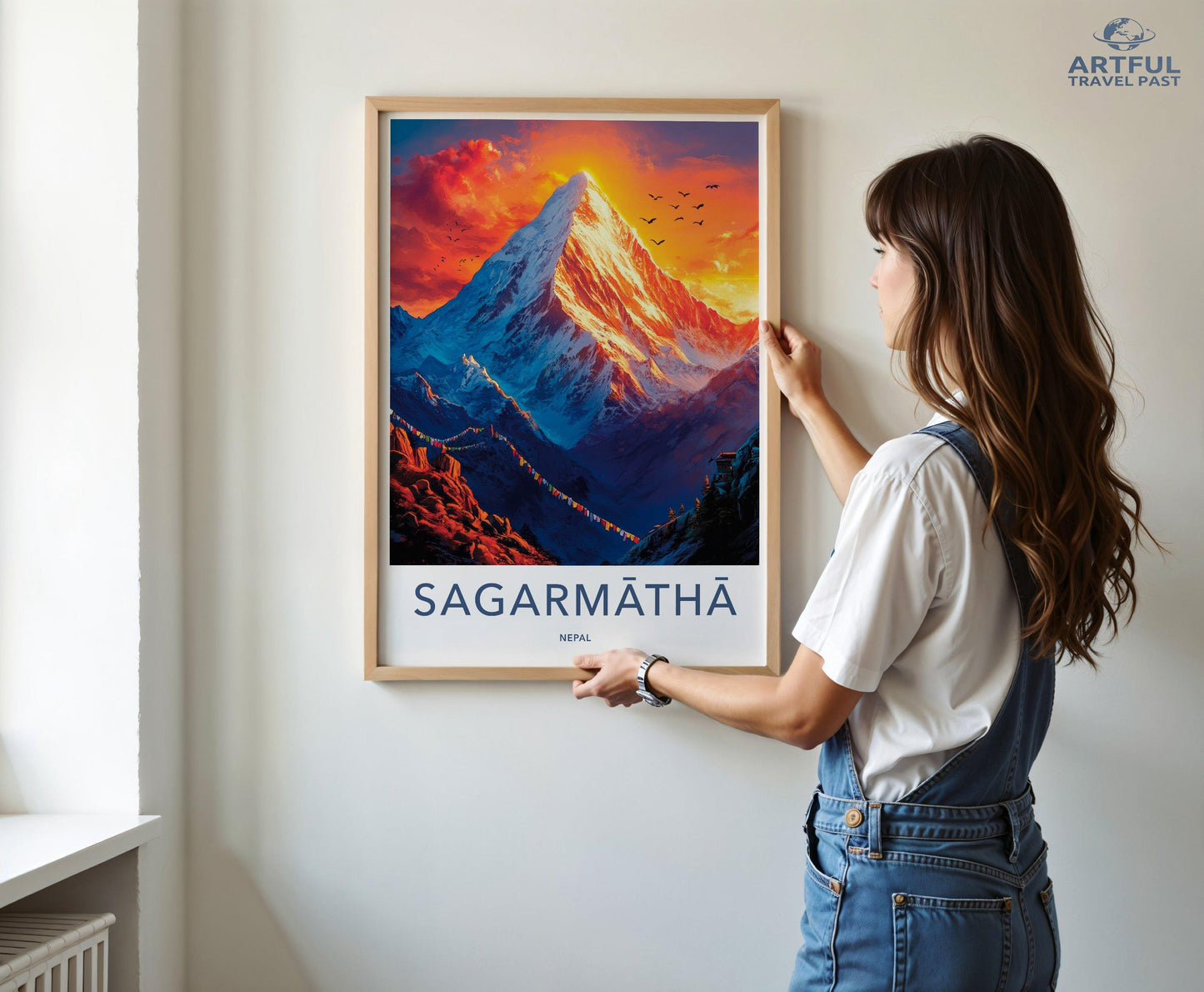 Sagarmatha Poster - Nepal Wall Art