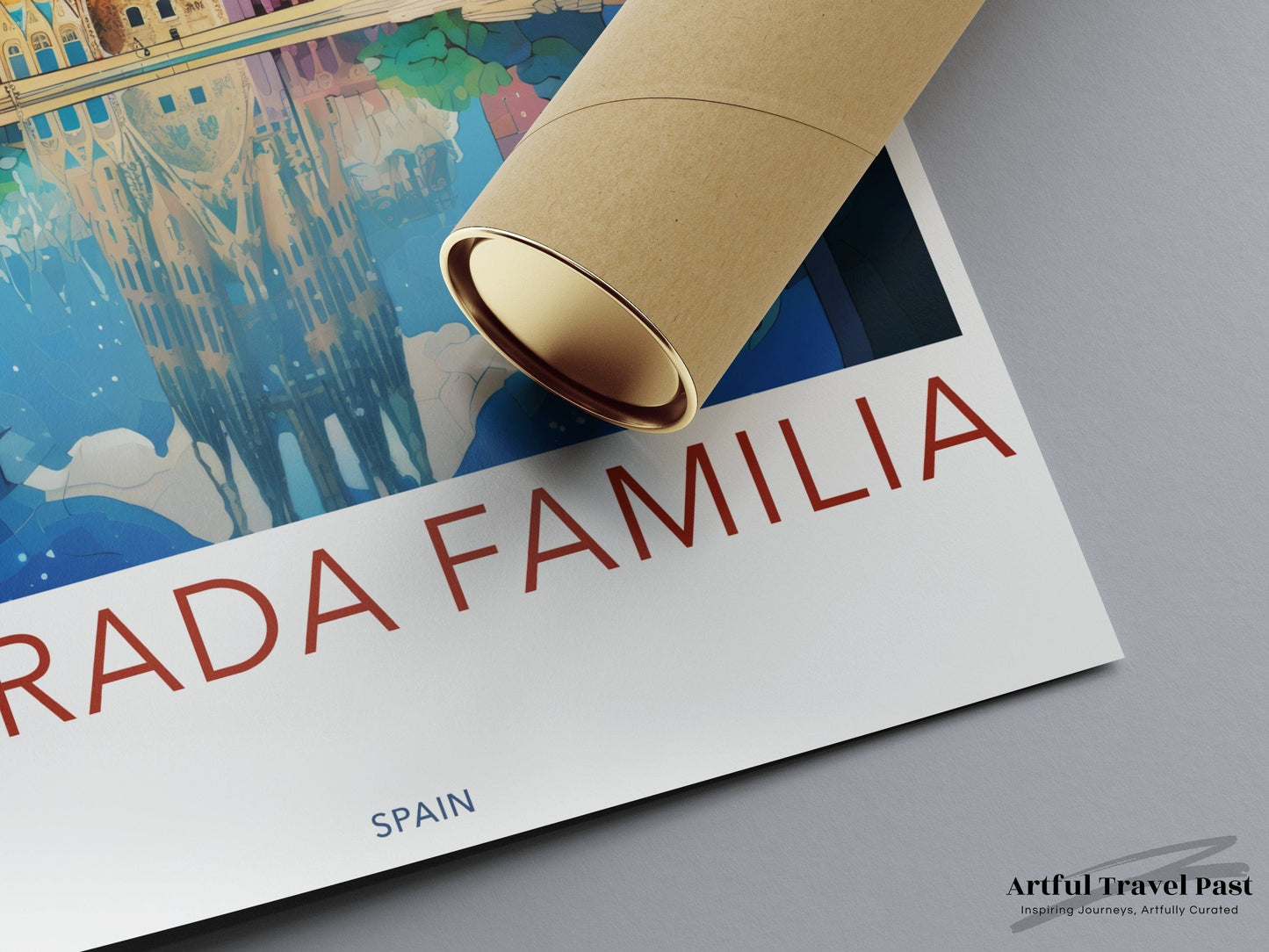 Sagrada Familia Poster | Spain Wall Art | Europe Decor