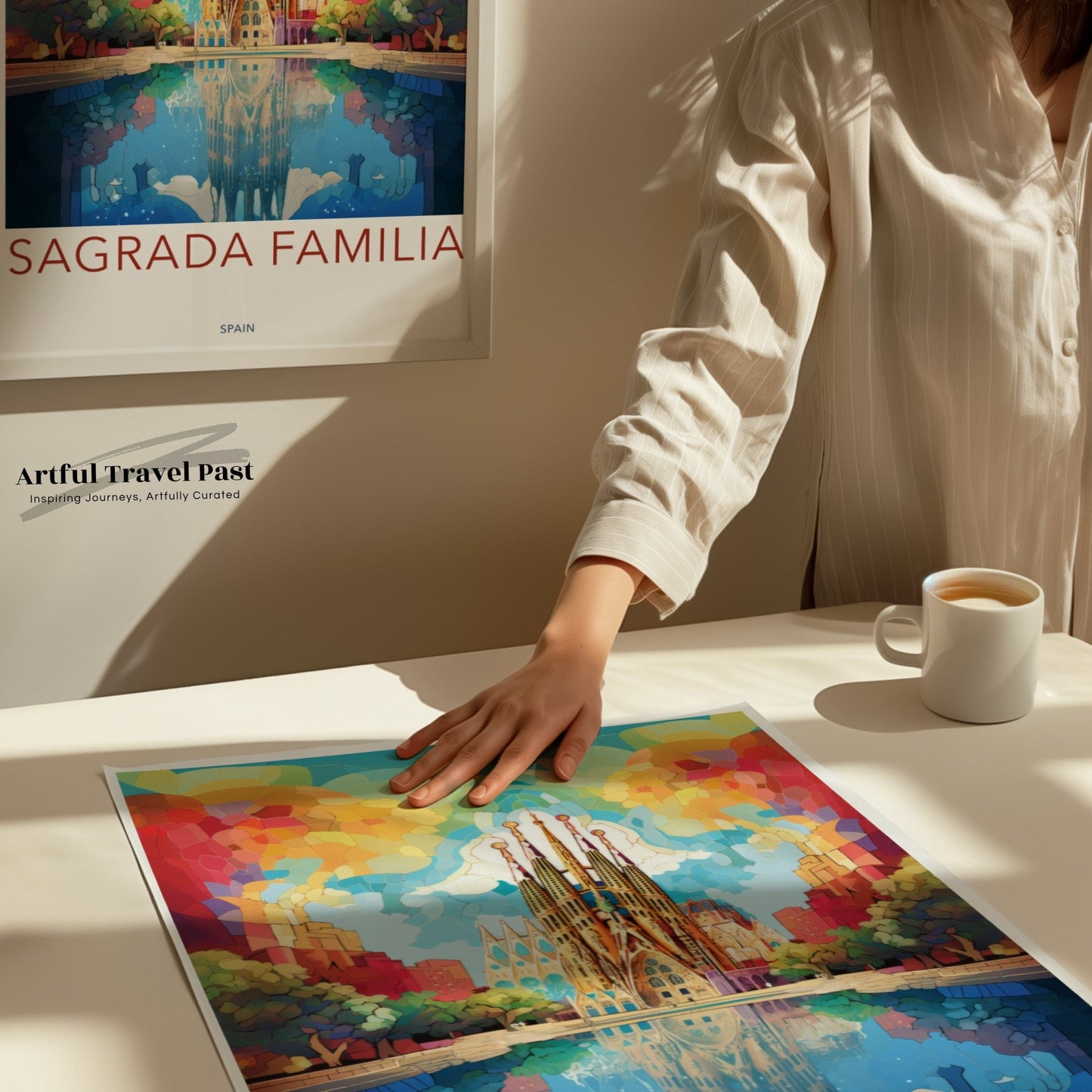 Sagrada Familia Poster | Spain Wall Art | Europe Decor