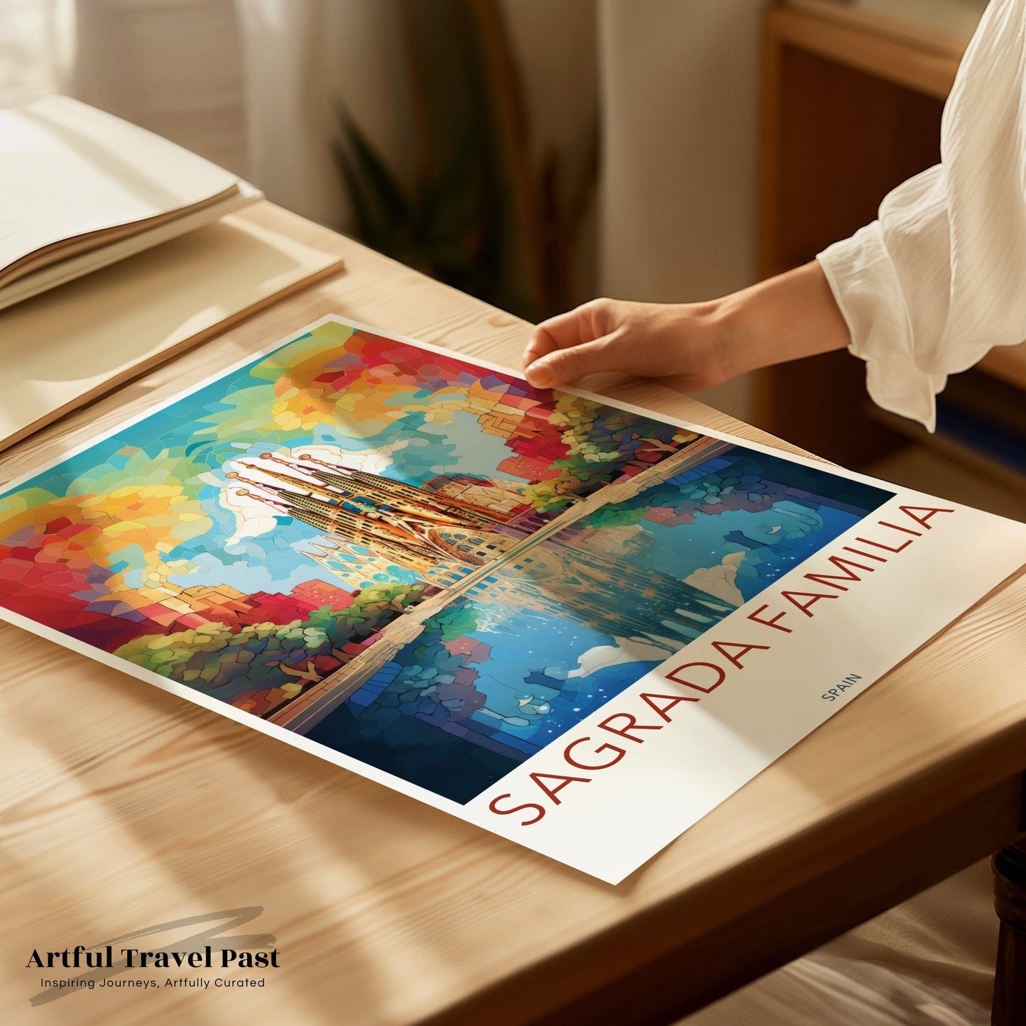 Sagrada Familia Poster | Spain Wall Art | Europe Decor