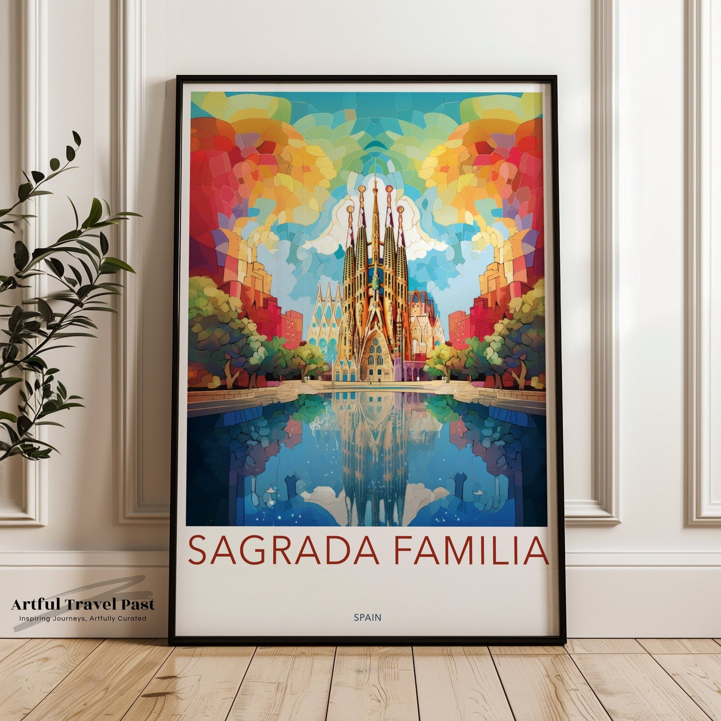 Sagrada Familia Poster | Spain Wall Art | Europe Decor