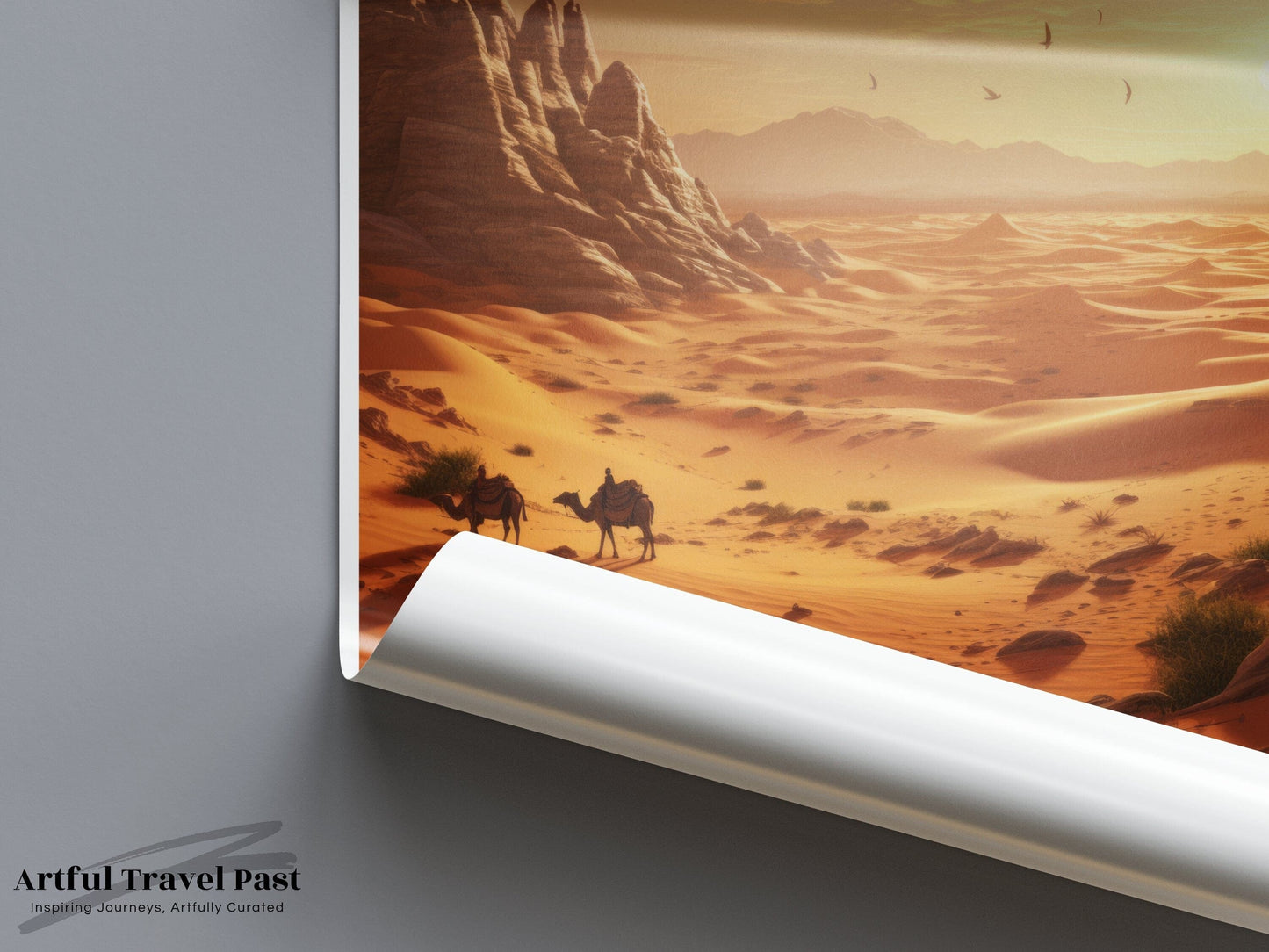 Sahara Poster | Morocco Wall Art | Africa Decor
