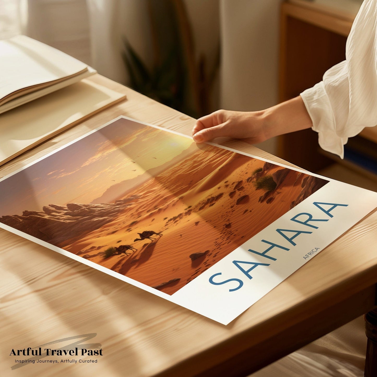 Sahara Poster | Morocco Wall Art | Africa Decor