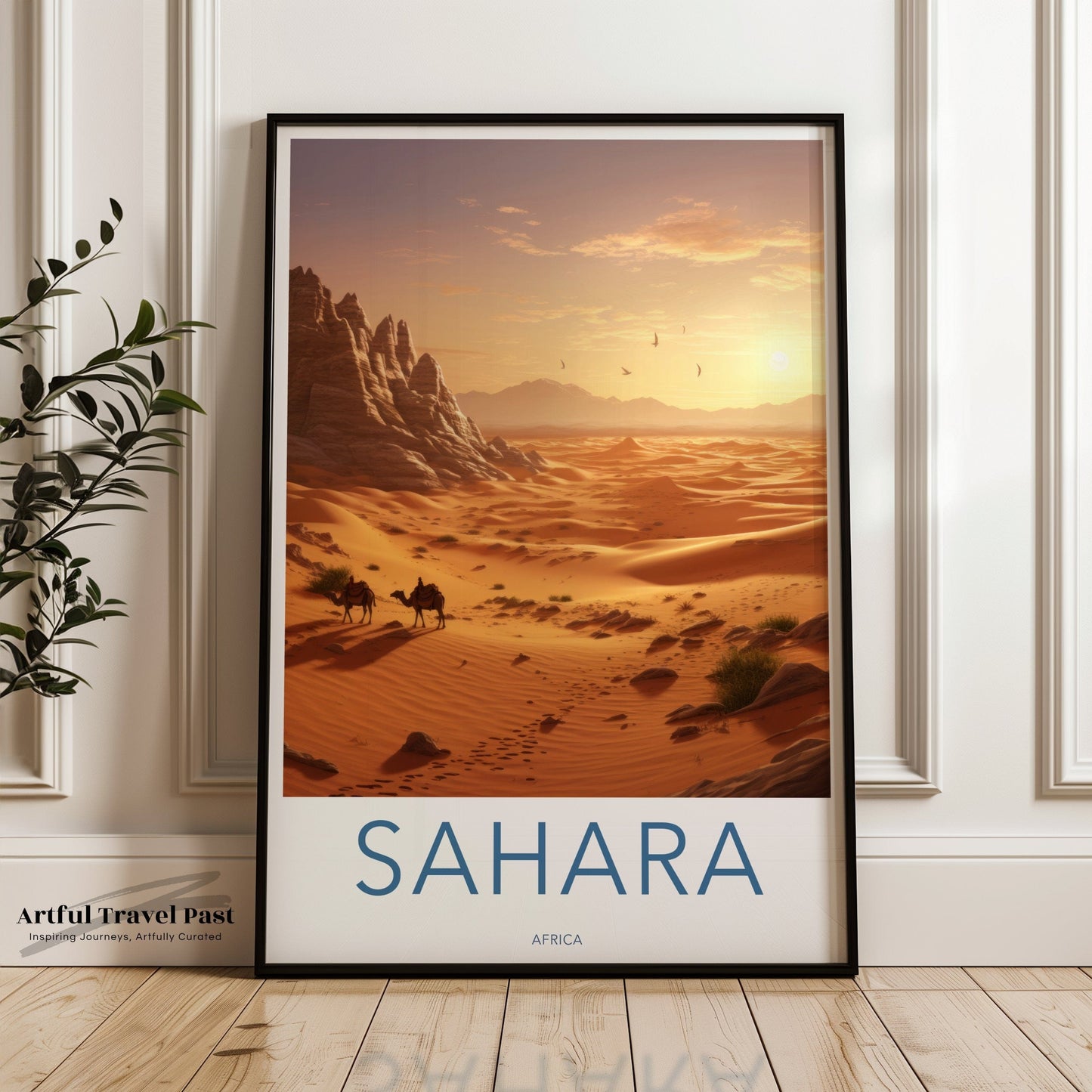 Sahara Poster | Morocco Wall Art | Africa Decor