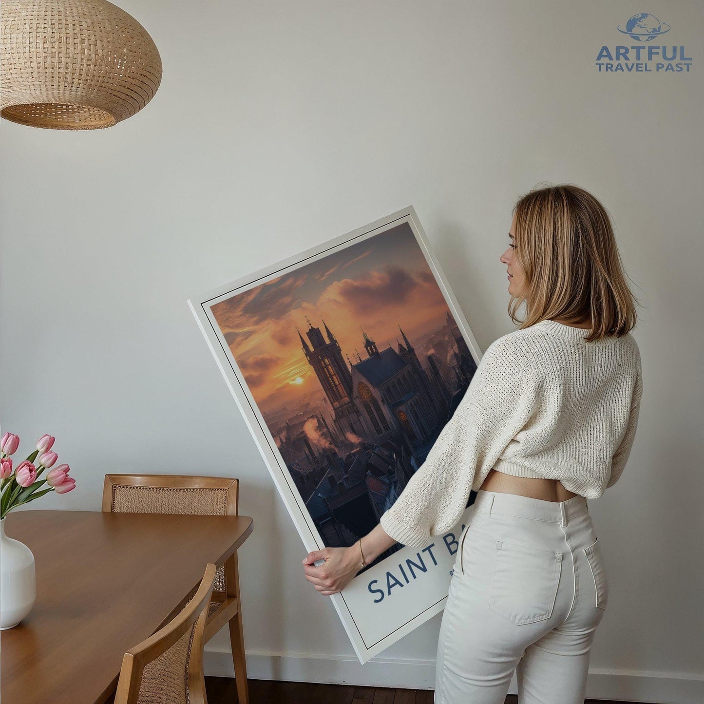 Saint Bavo’s Poster - Belgium Wall Art