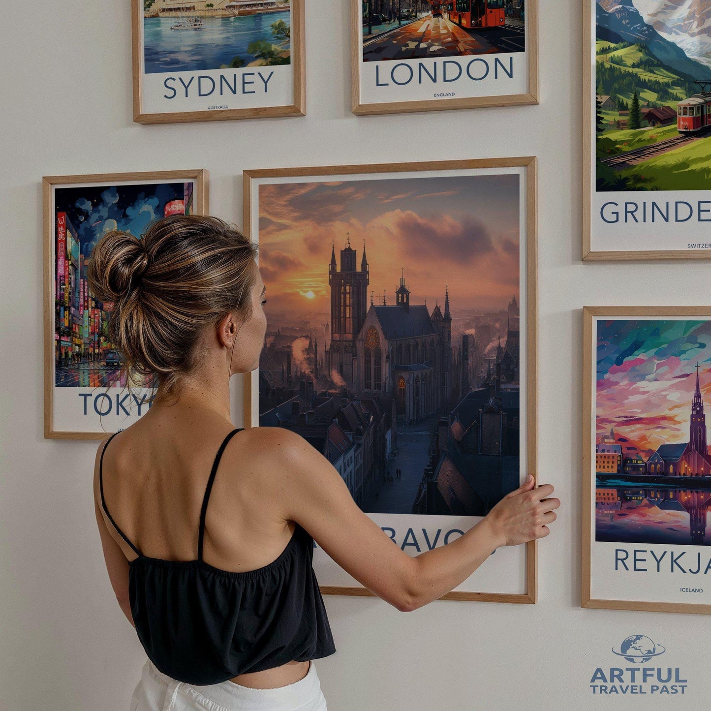 Saint Bavo’s Poster - Belgium Wall Art