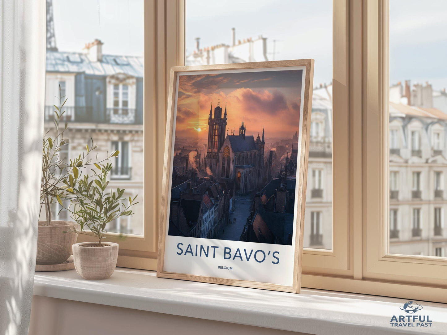 Saint Bavo’s Poster - Belgium Wall Art