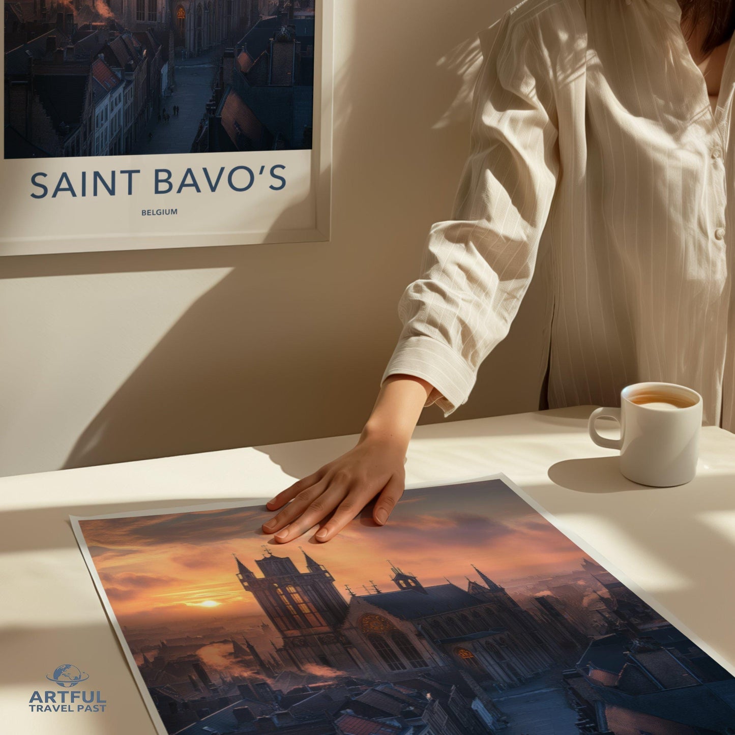 Saint Bavo’s Poster - Belgium Wall Art