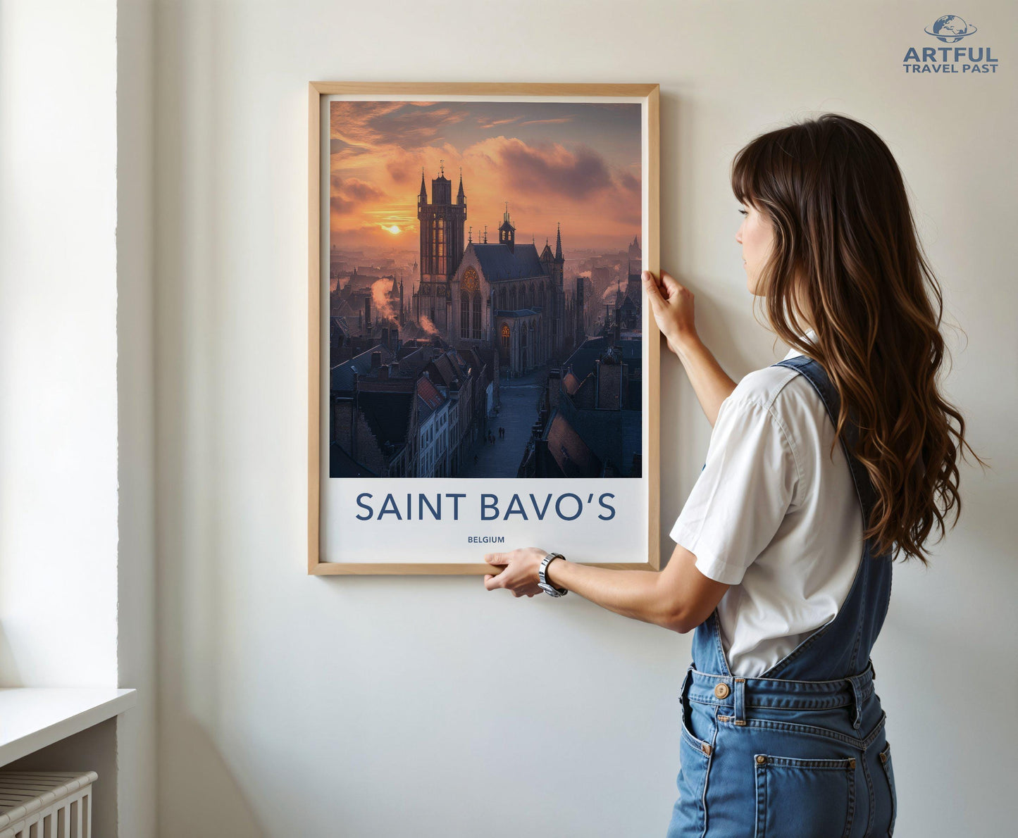Saint Bavo’s Poster - Belgium Wall Art