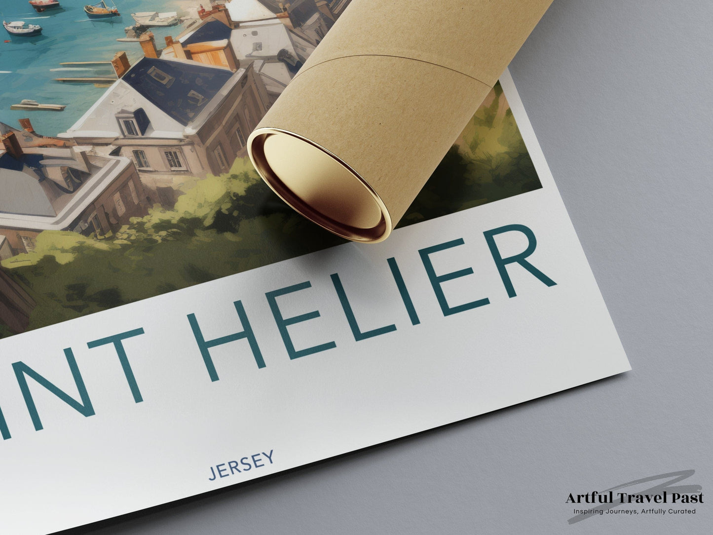 Saint Helier Poster | Jersey Wall Art | UK Decor