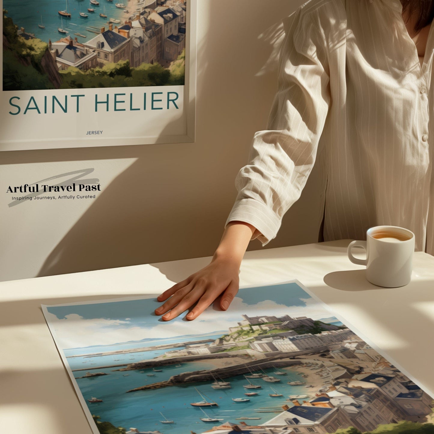 Saint Helier Poster | Jersey Wall Art | UK Decor