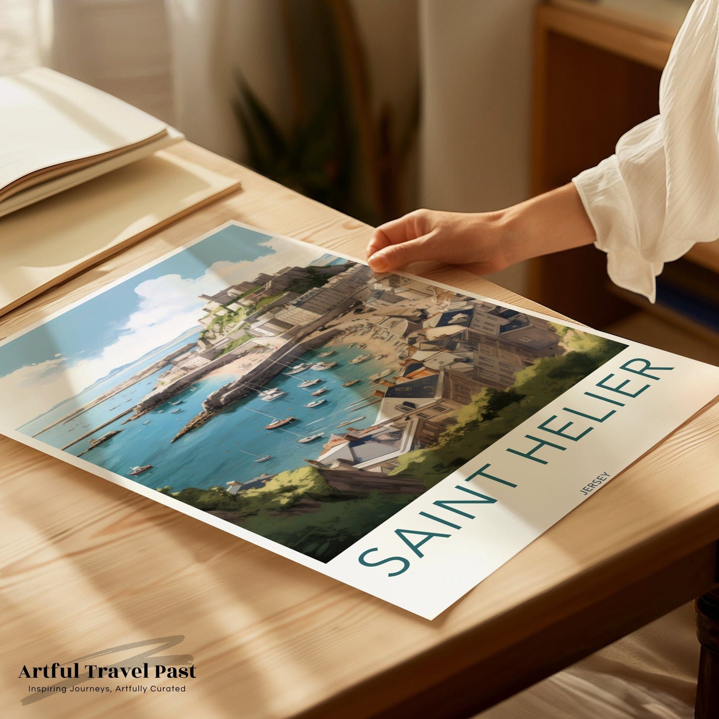 Saint Helier Poster | Jersey Wall Art | UK Decor