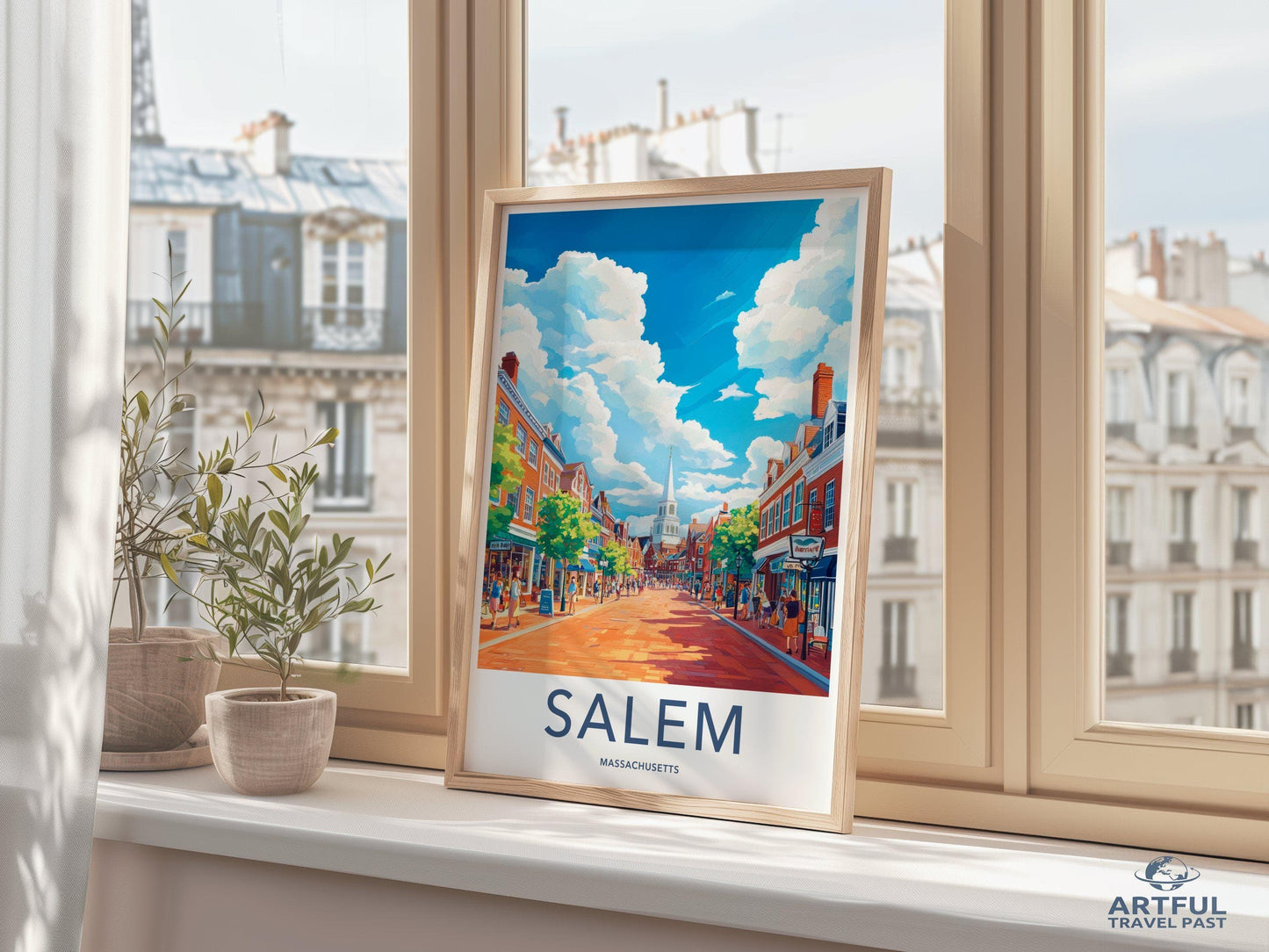 Salem Poster - Massachusetts Wall Art