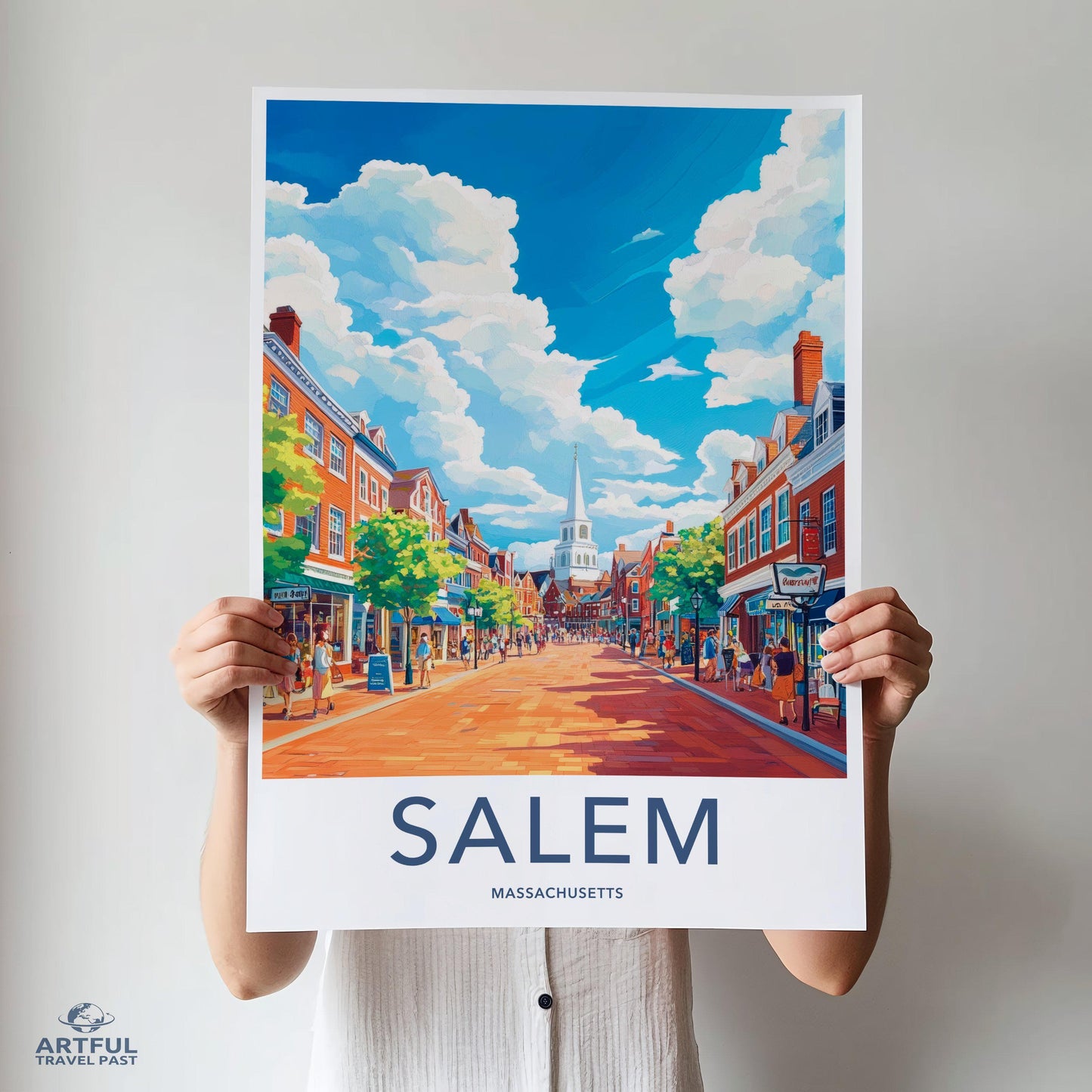 Salem Poster - Massachusetts Wall Art