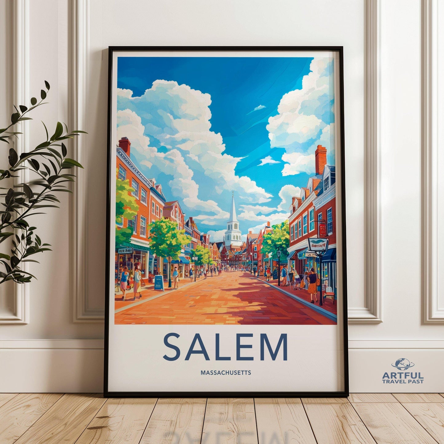 Salem Poster - Massachusetts Wall Art