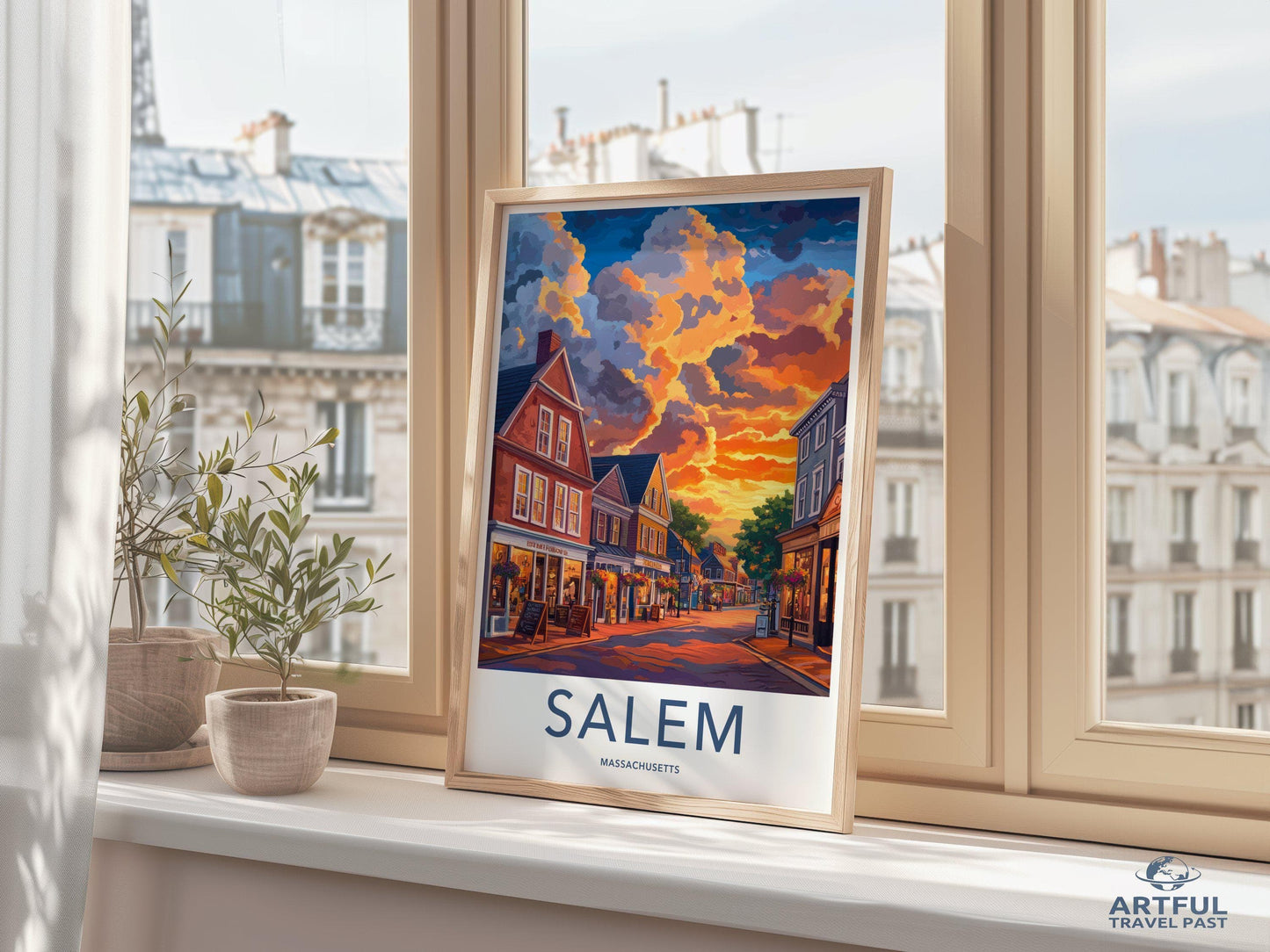 Salem Poster - Massachusetts Wall Art