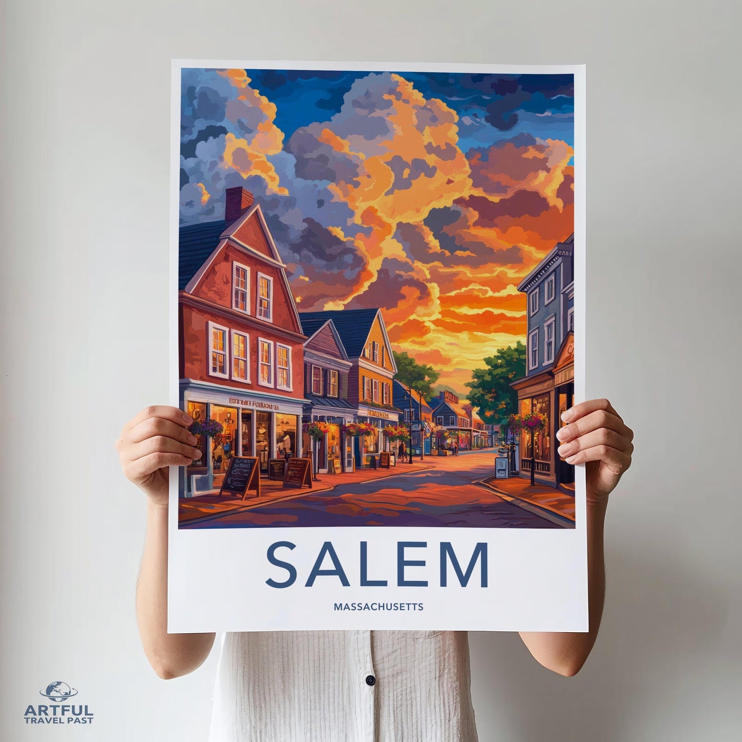 Salem Poster - Massachusetts Wall Art