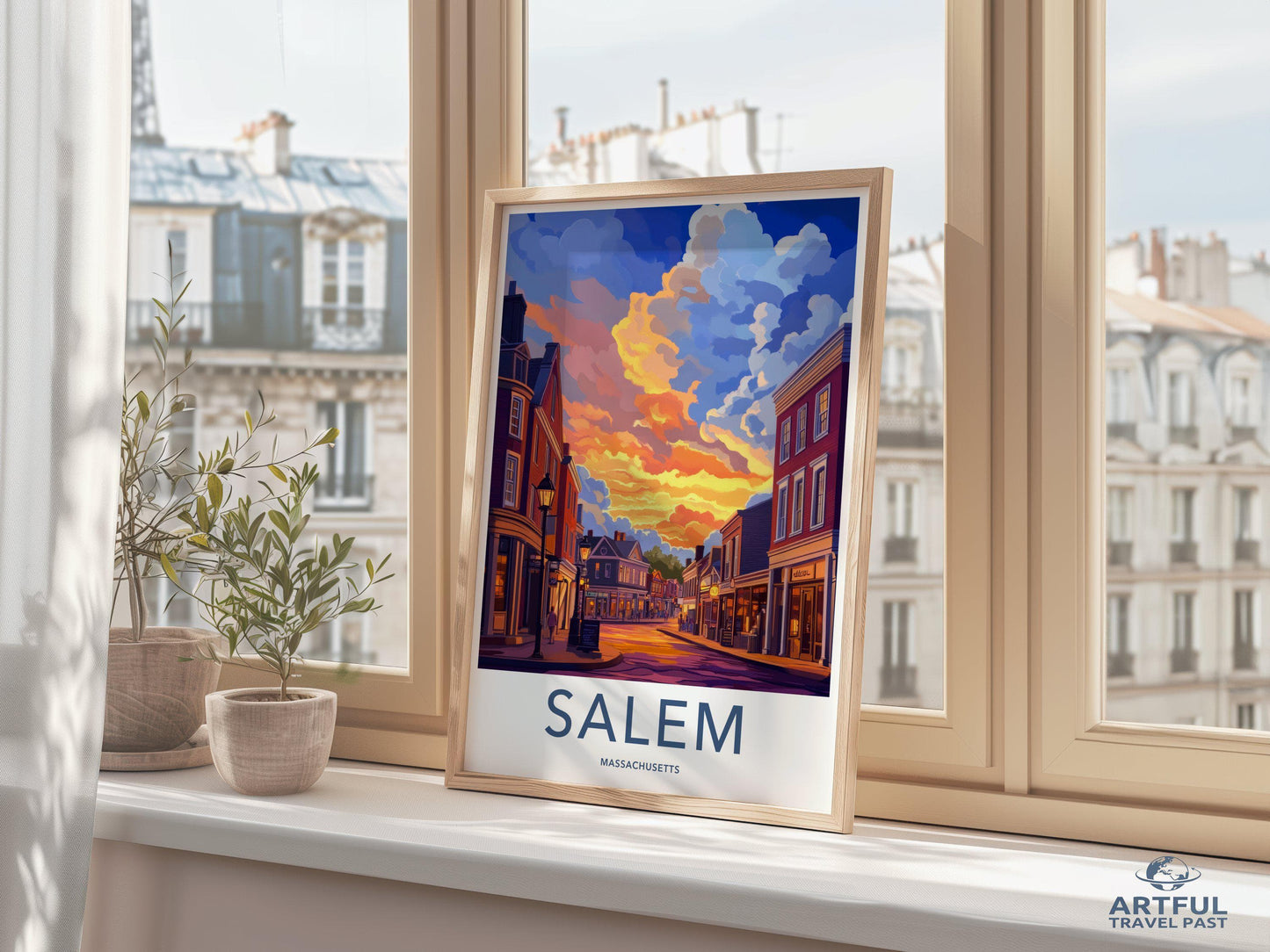 Salem Poster - Massachusetts Wall Art