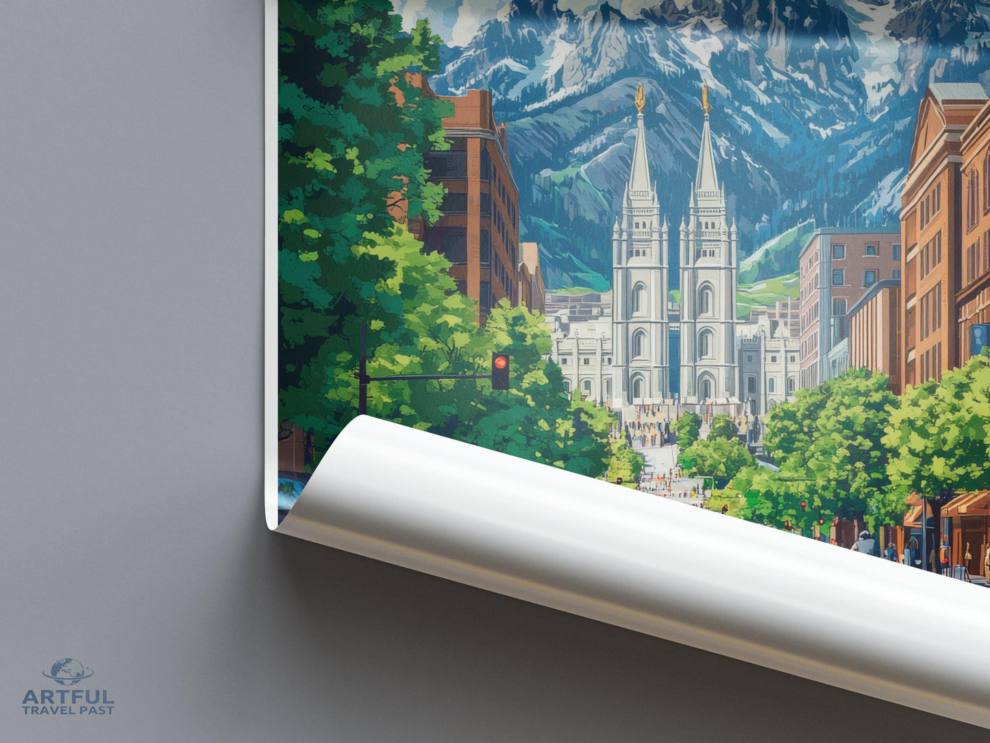 Salt Lake City Poster - Utah Wall Art