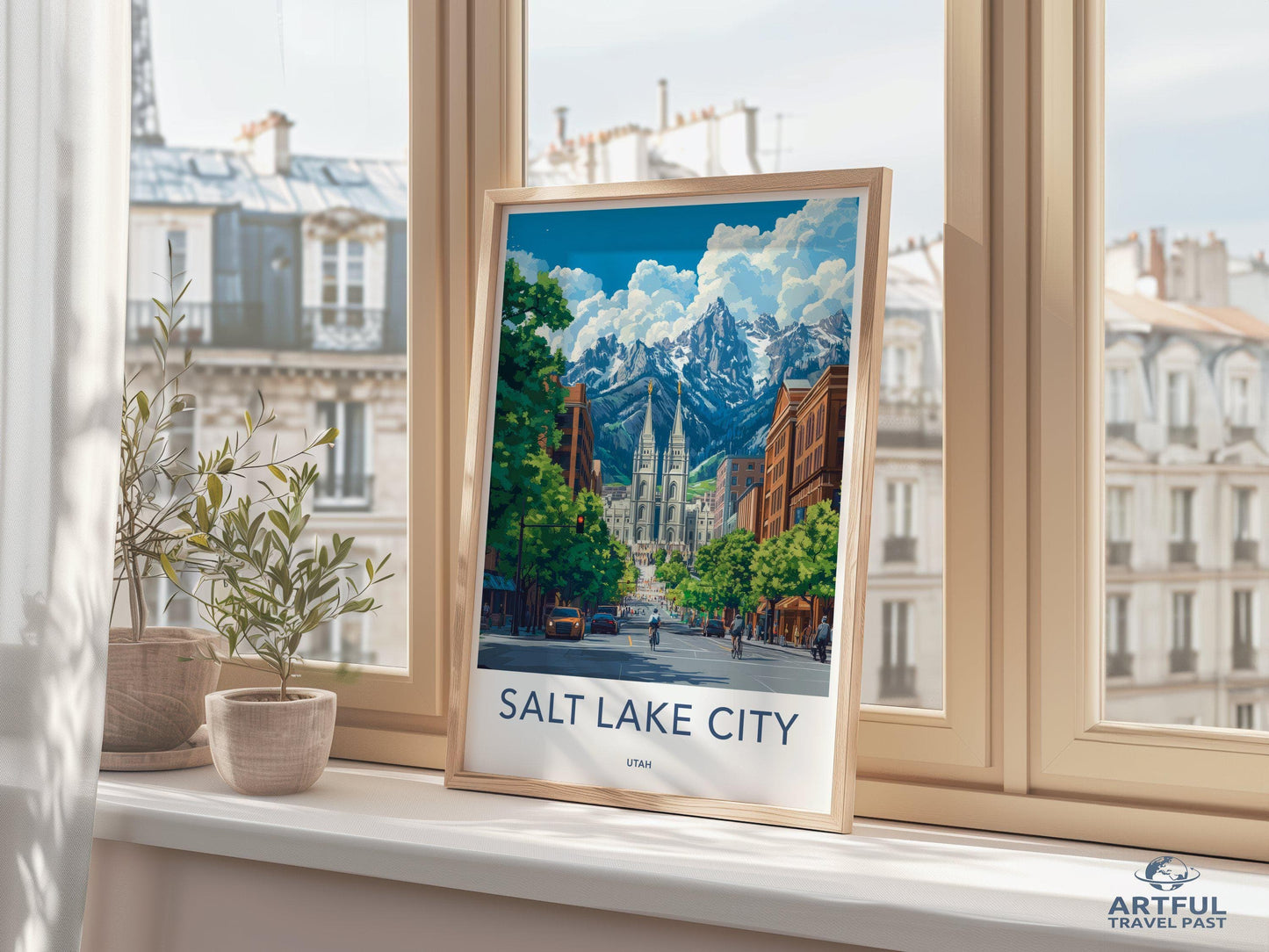 Salt Lake City Poster - Utah Wall Art
