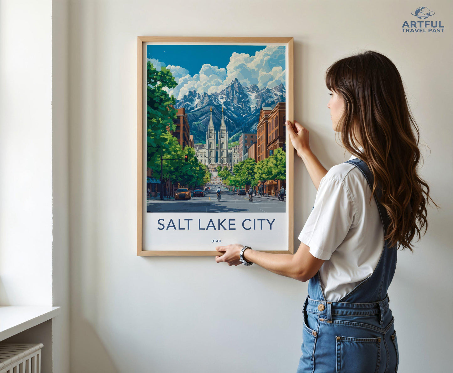 Salt Lake City Poster - Utah Wall Art