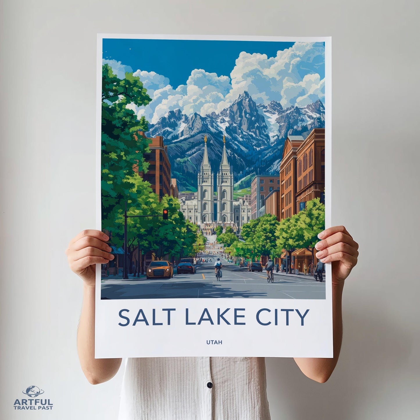 Salt Lake City Poster - Utah Wall Art