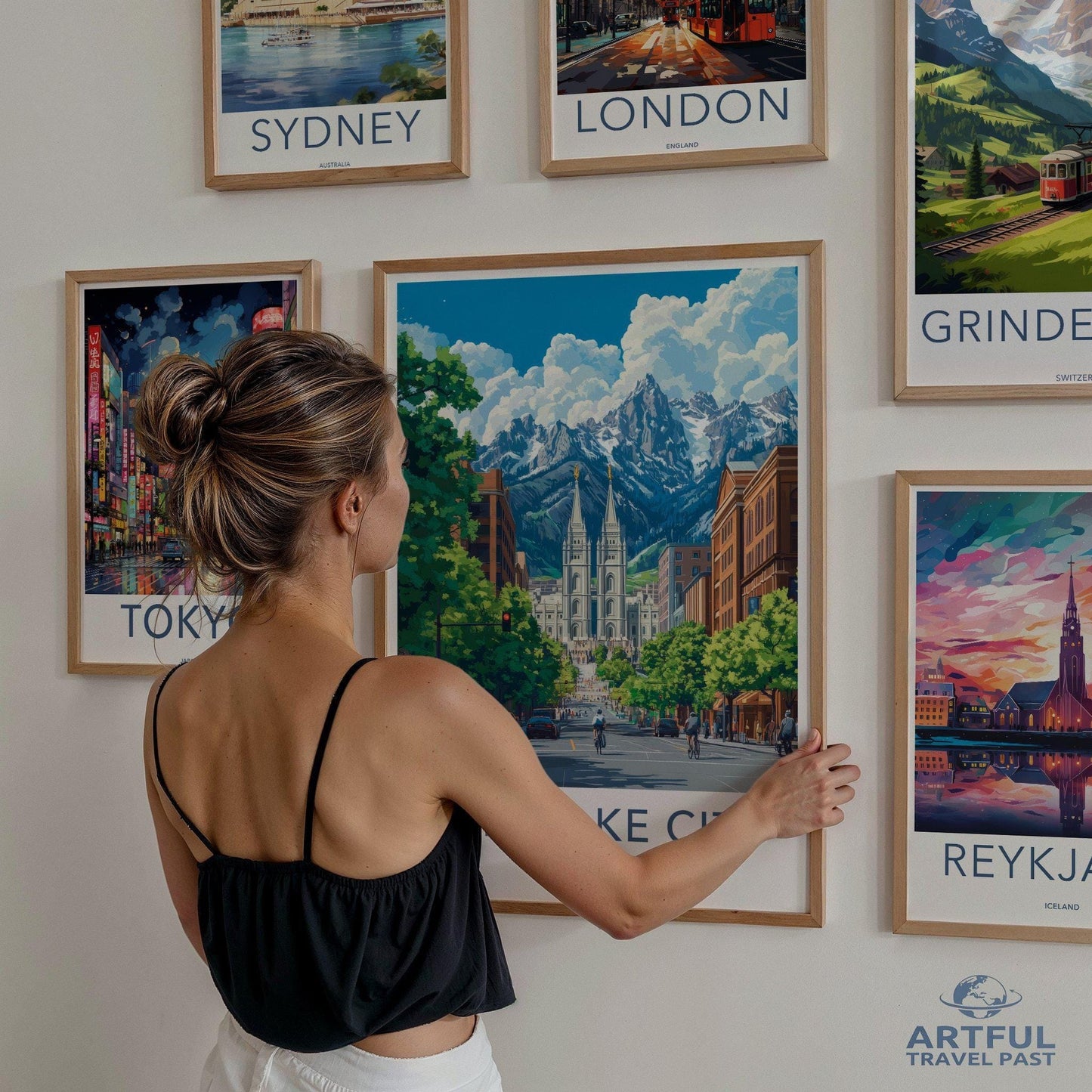 Salt Lake City Poster - Utah Wall Art