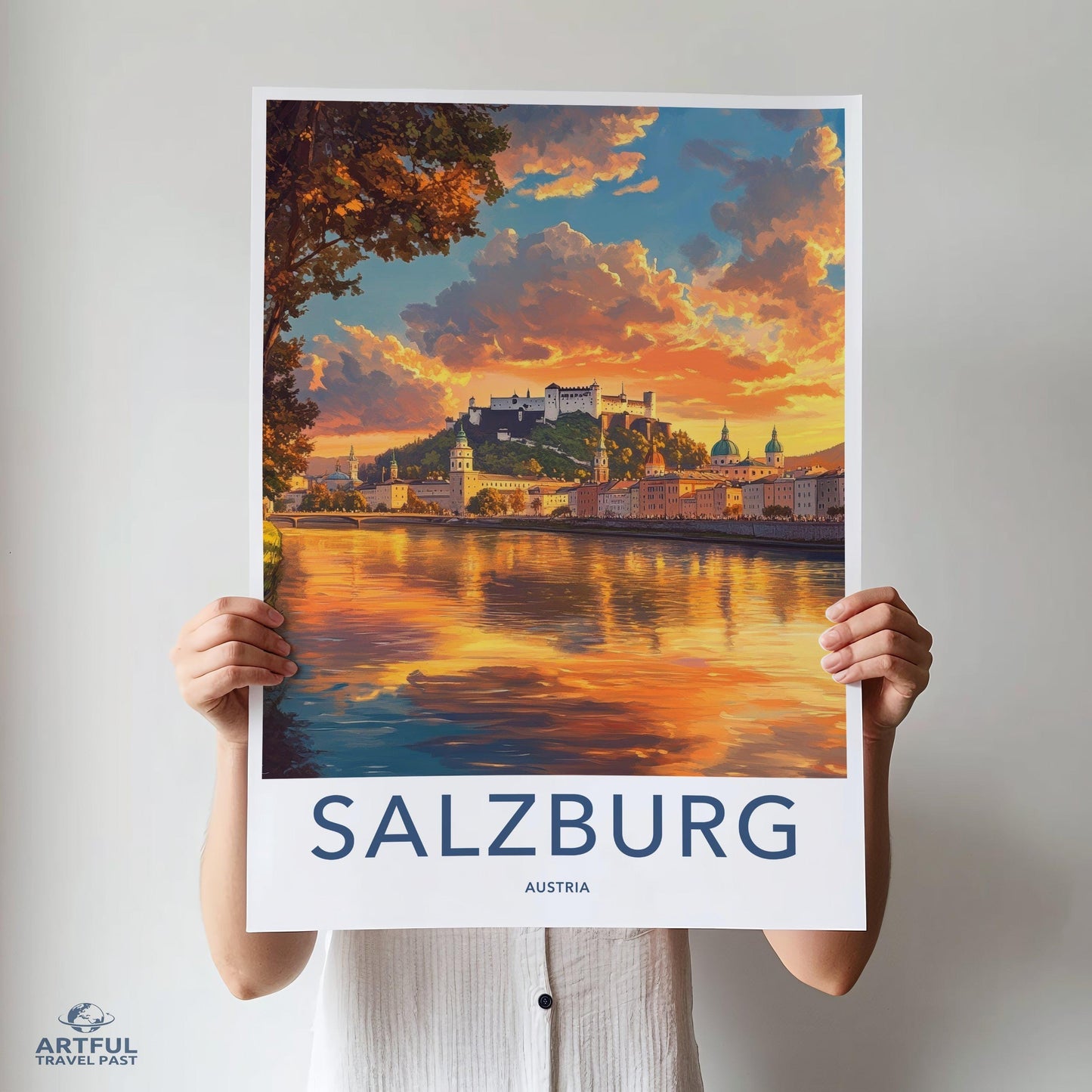 Salzburg Poster - Austria Wall Art