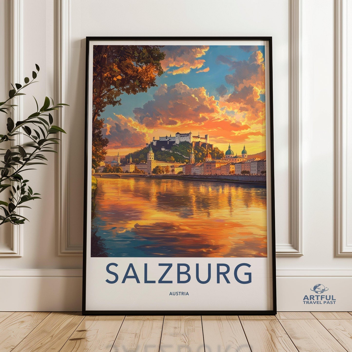 Salzburg Poster - Austria Wall Art