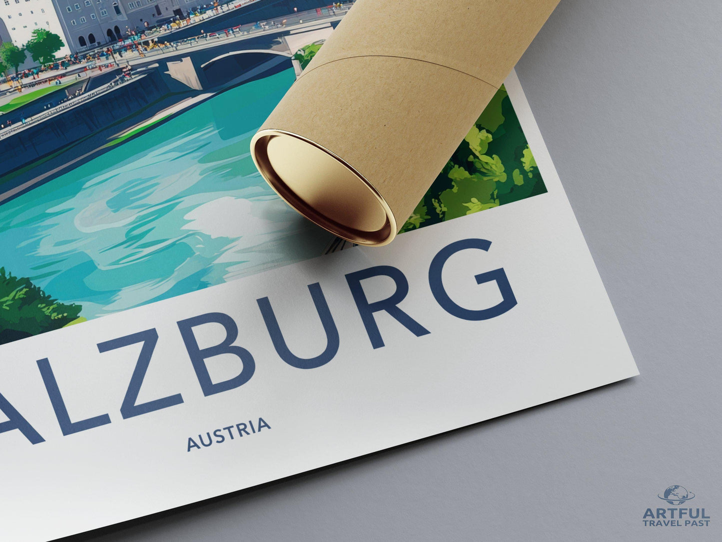Salzburg Poster | Austria Wall Art