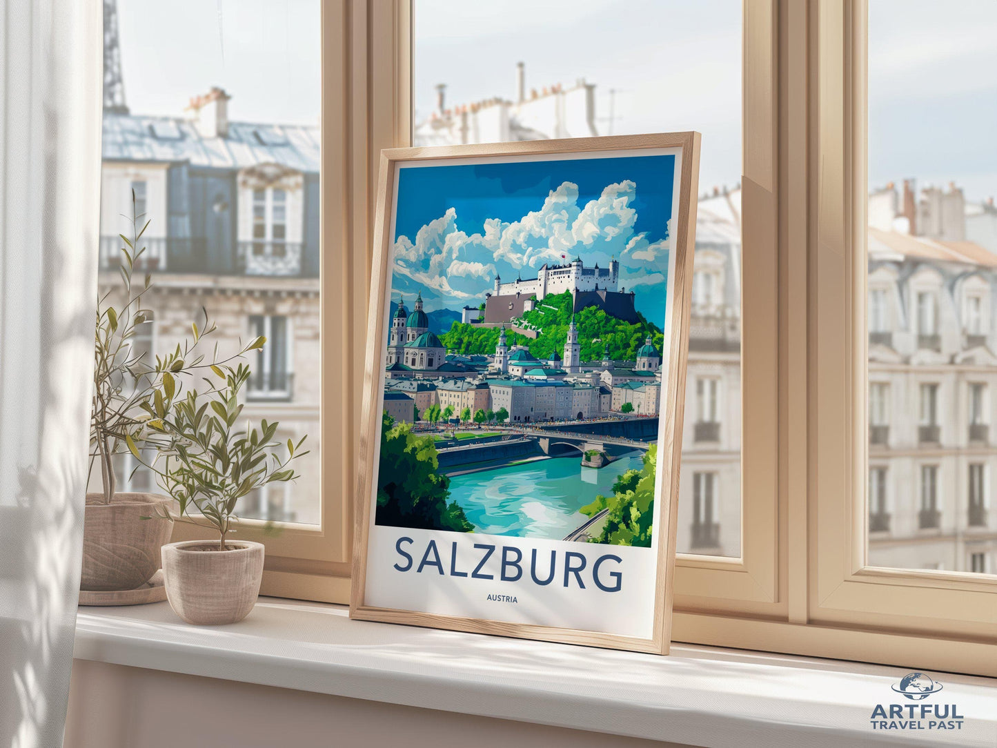 Salzburg Poster | Austria Wall Art