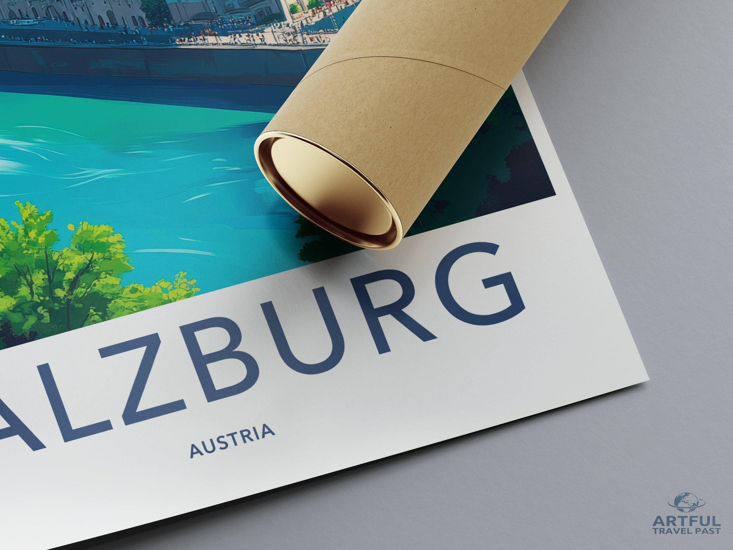 Salzburg Poster | Austria Wall Art | Europe Decor