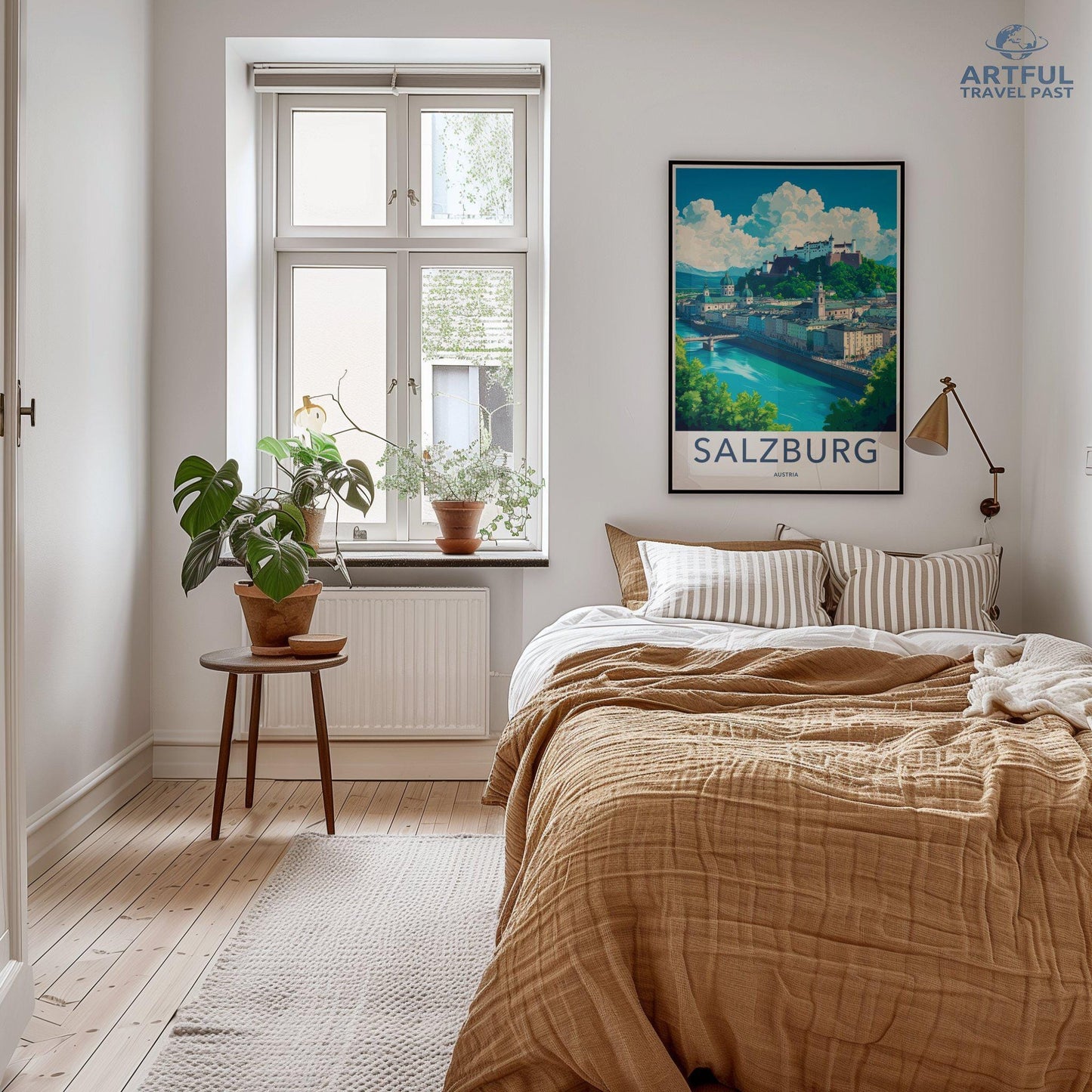Salzburg Poster | Austria Wall Art | Europe Decor