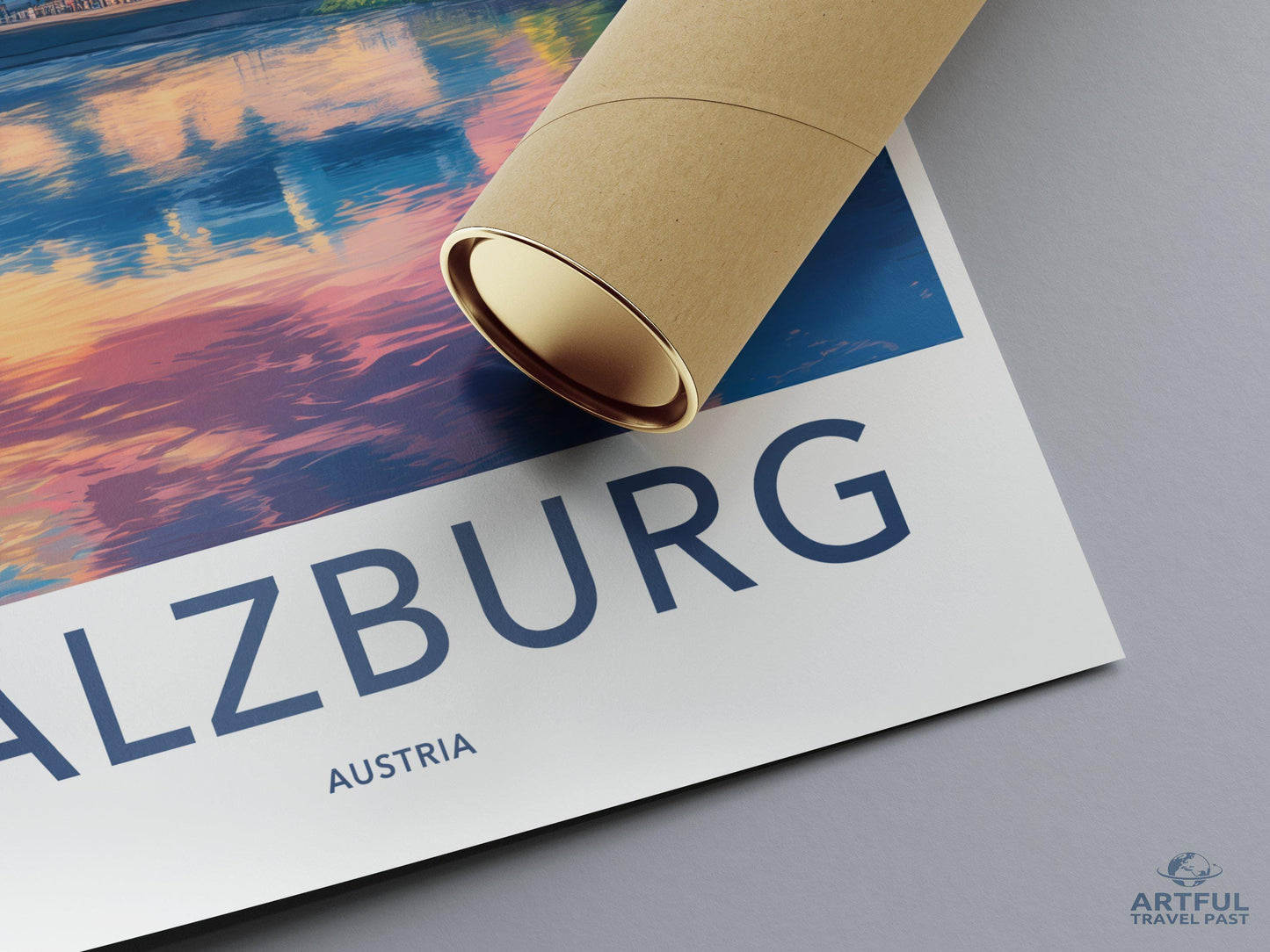 Salzburg Poster | Austria Wall Art | Europe Decor