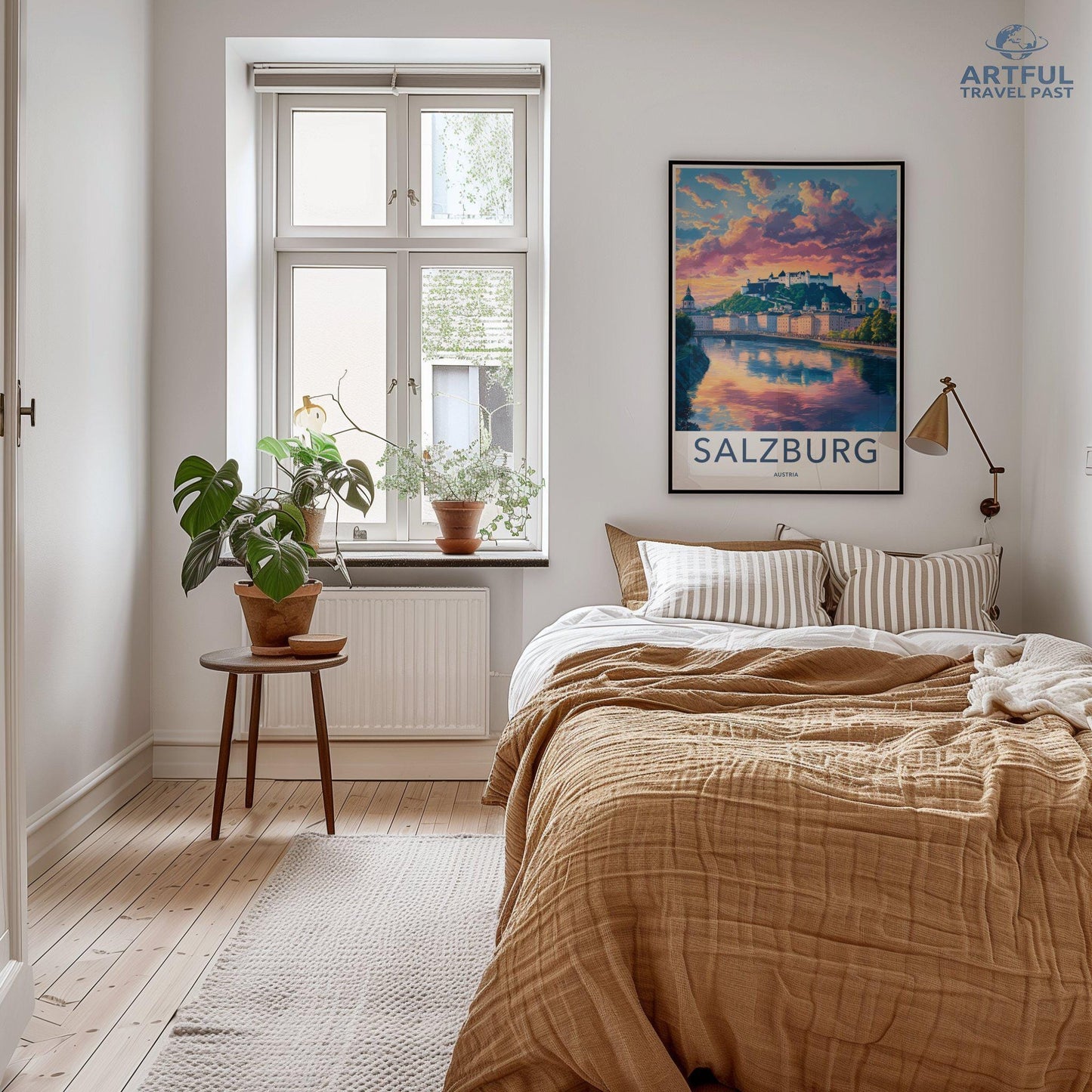 Salzburg Poster | Austria Wall Art | Europe Decor